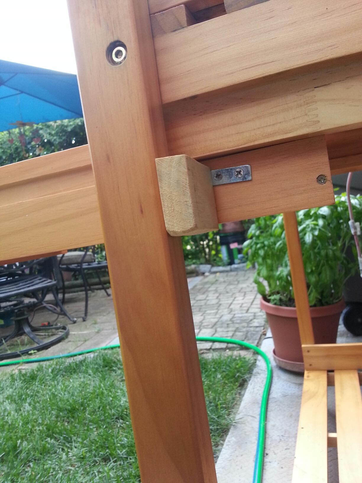 Best Choice Products Outdoor Garden Potting Bench, Wooden Workstation Table w/Cabinet Drawer, Open Shelf, Lower Storage, Lattice Back - Natural customer photo 1