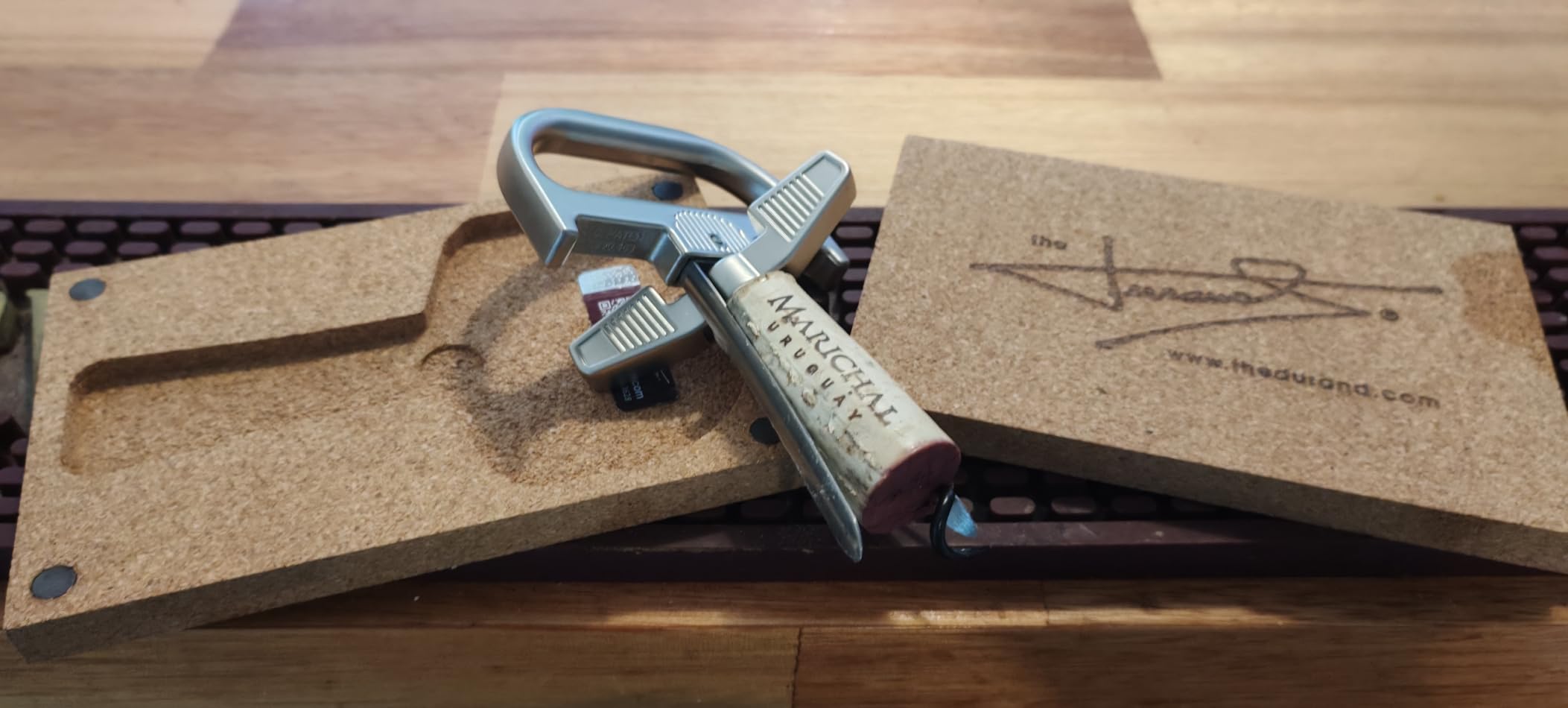 The Durand two part device to successfully remove older and fragile wine corks whole and intact. customer photo 1