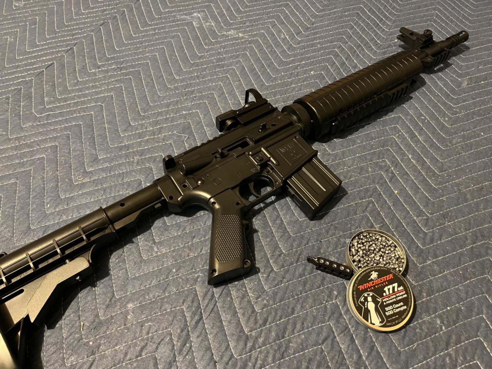 Crosman M4-177 Tactical Style Variable Pump .177-Caliber Pellet/BB Air Rifle customer photo 1
