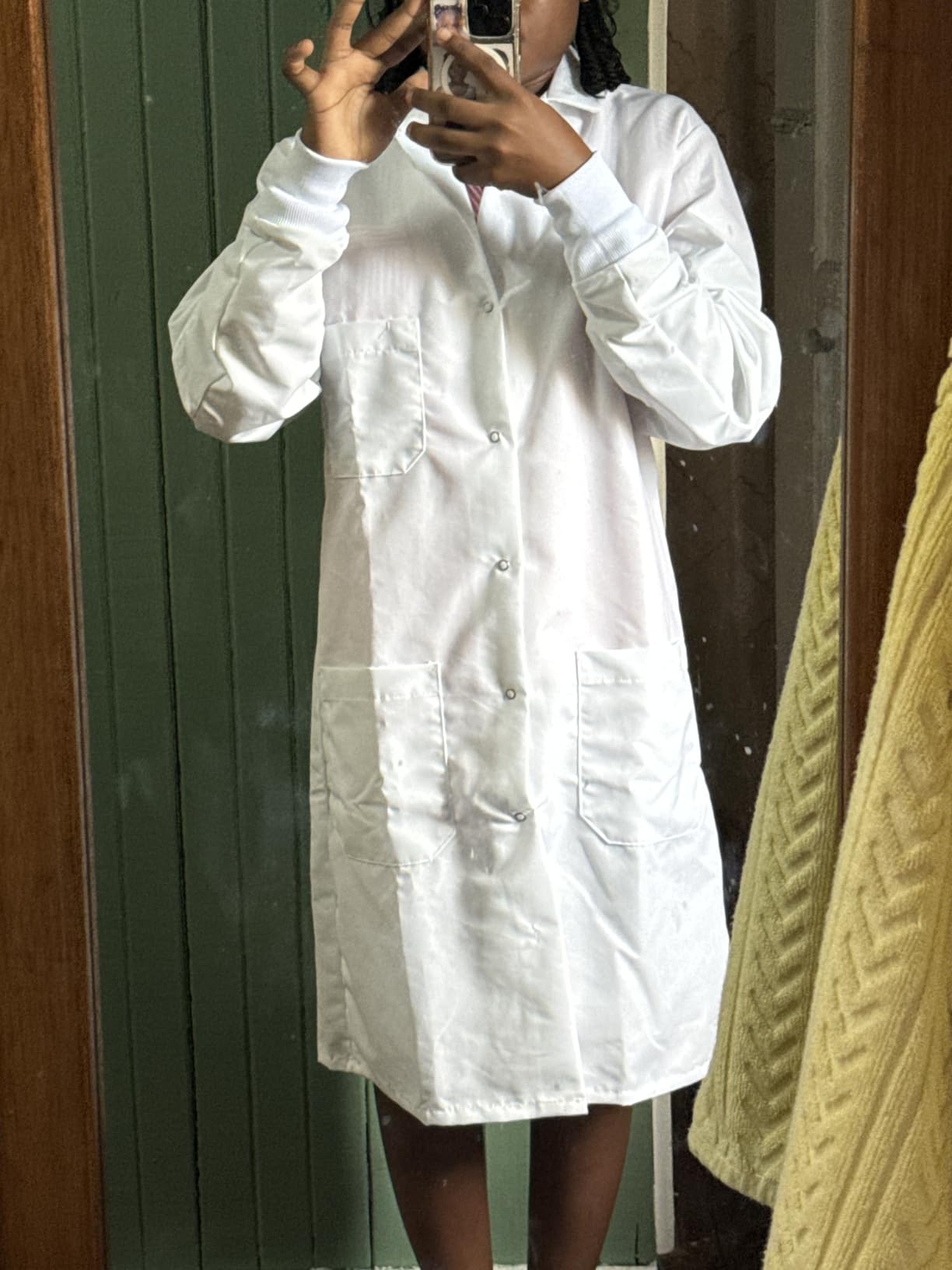 Red Kap Unisex Adult Specialized Cuffed Lab Coat With 3 Exterior Front Pockets customer photo 2
