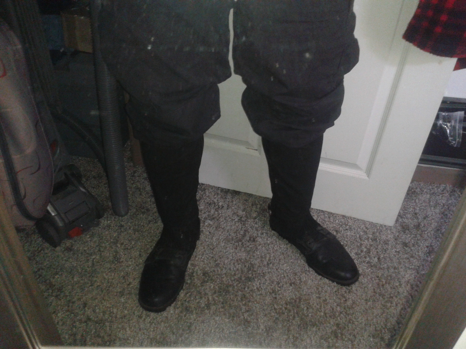 HORZE Amara Adult Equestrian Leather Half Chaps, Durable Synthetic Suede Riding Gaiters with YKK Zipper customer photo 1