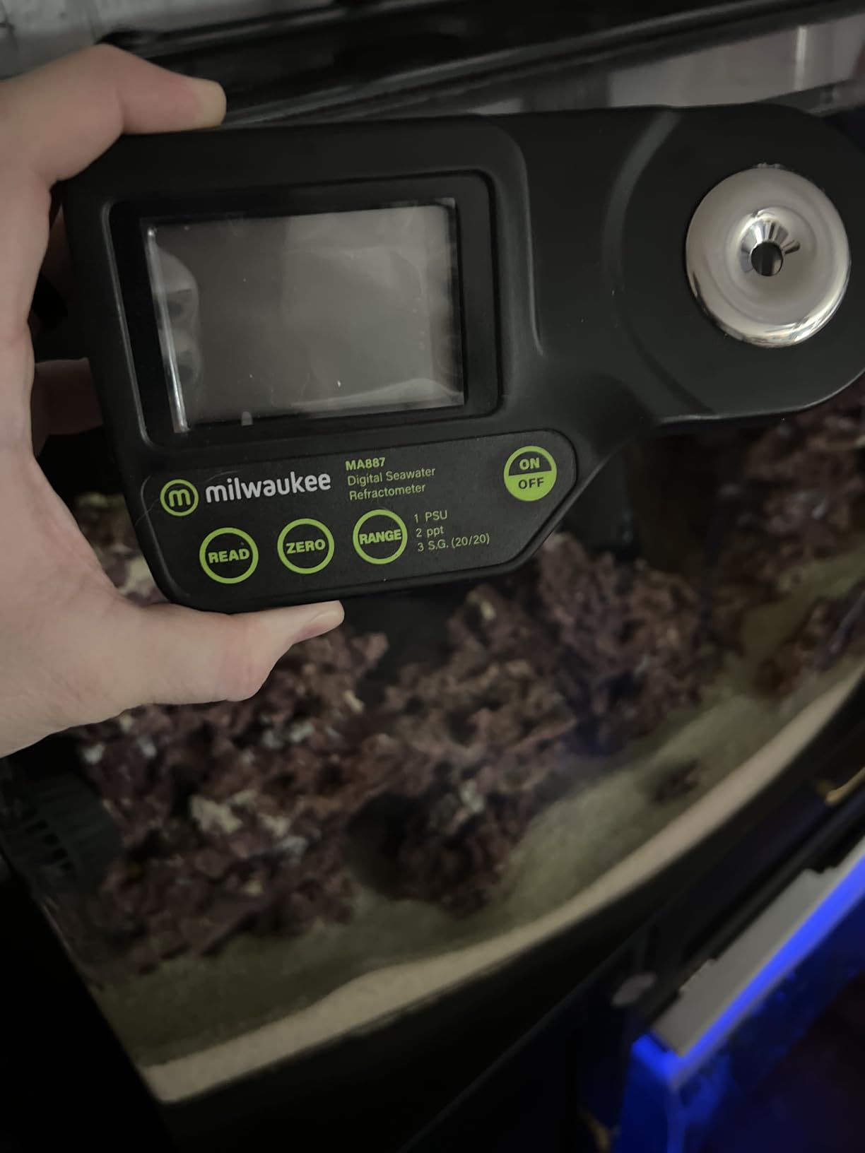 Milwaukee MA887 Salinity Digital Refractometer for Saltwater Aquariums customer photo 1