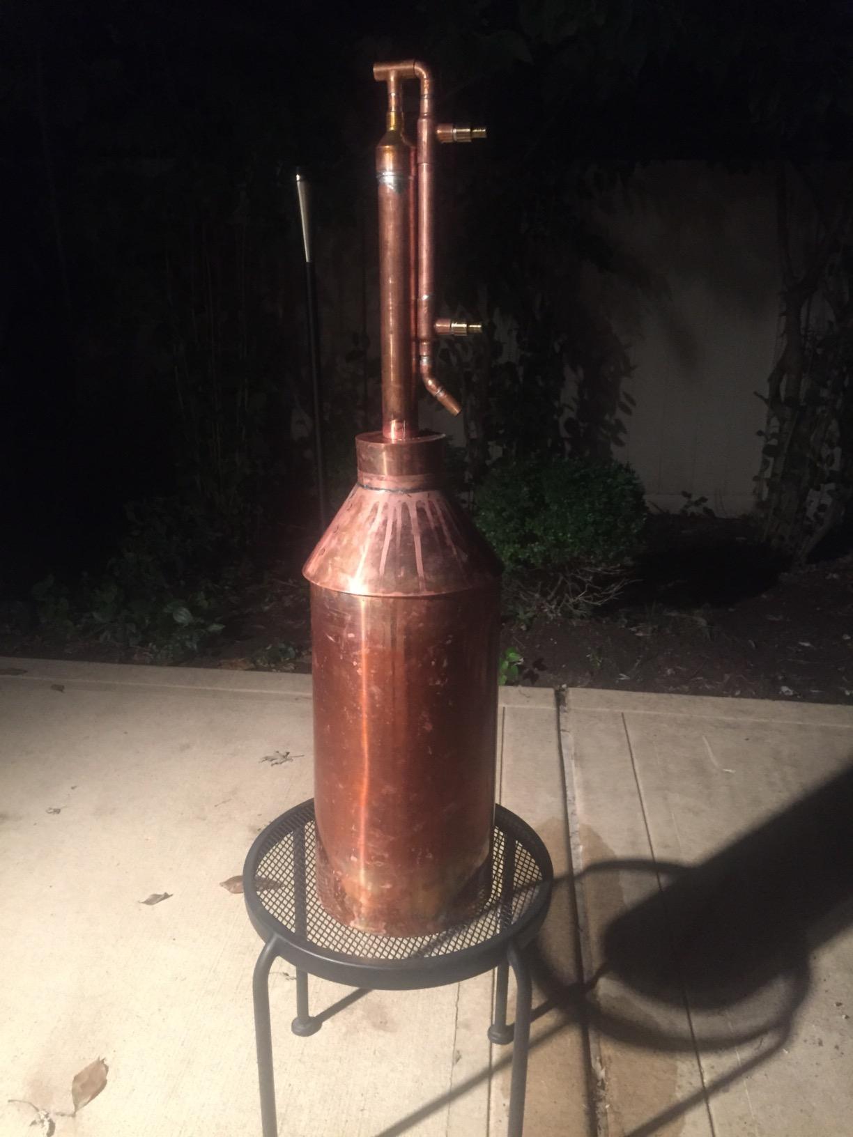 5 Gallon Copper DIY Still Kit - Made in the USA customer photo 1