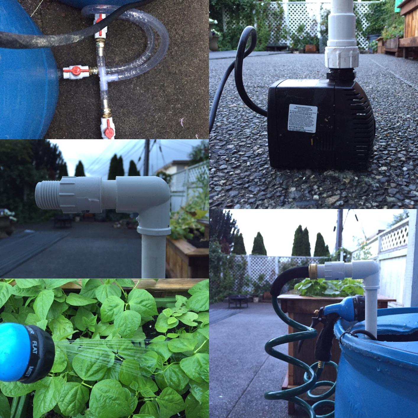 Algreen 500GPH Rain Barrel Pump Kit customer photo 1