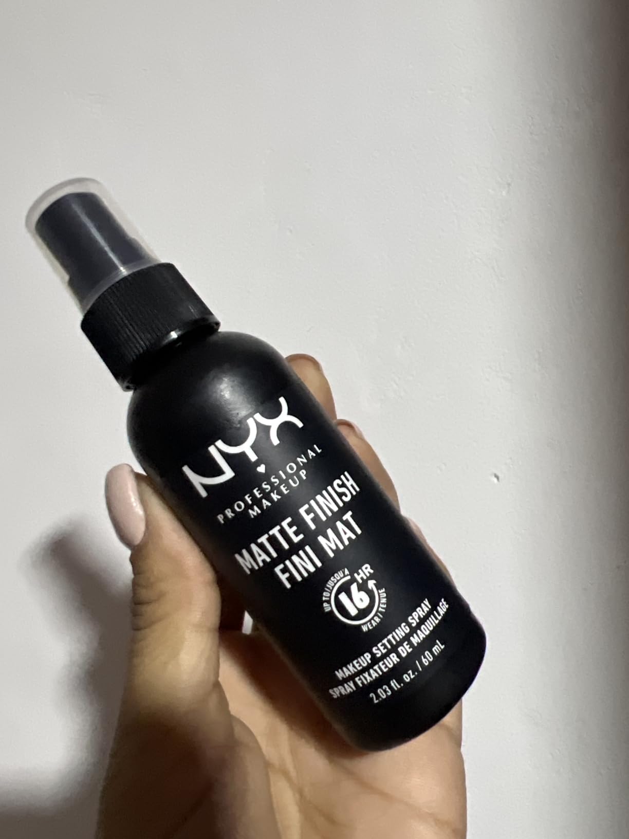 NYX PROFESSIONAL MAKEUP Makeup Setting Spray - Matte Finish, Long-Lasting Face Mist for up to 16HR Wear, Vegan Formula customer photo 1