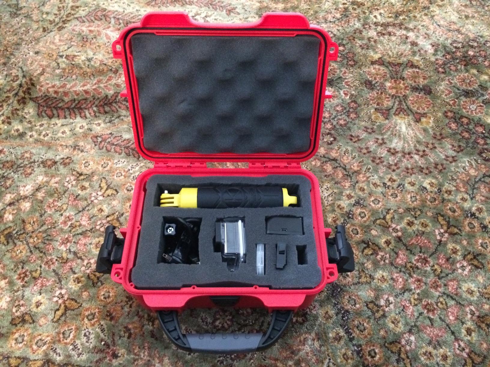 NANUK 904 Hard Case with Foam, IP67 Waterproof, Dustproof and Impact Resistant, 10.2