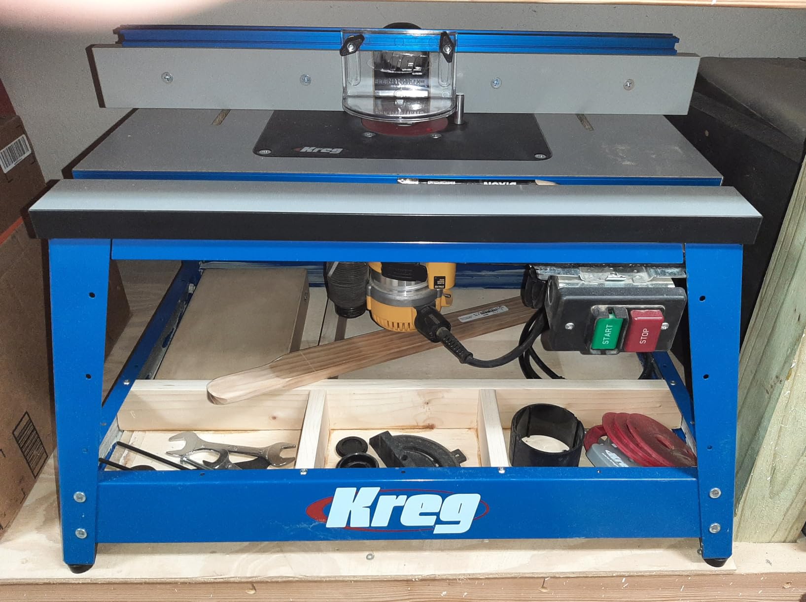 Kreg PRS2100 Bench Top Router Table - Full Size Portable Router Table for Workshops customer photo 2