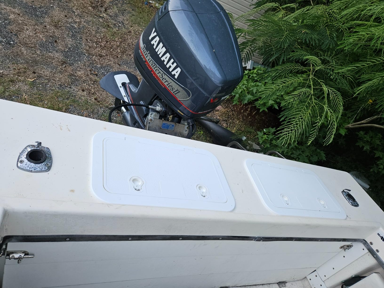 Five Oceans Boat Hatch, Marine Access Hatch, Rectangle Boat Hatch Lid with Locking Slam Latch, Off-White for Boat & Yacht, Multiple Sizes customer photo 1