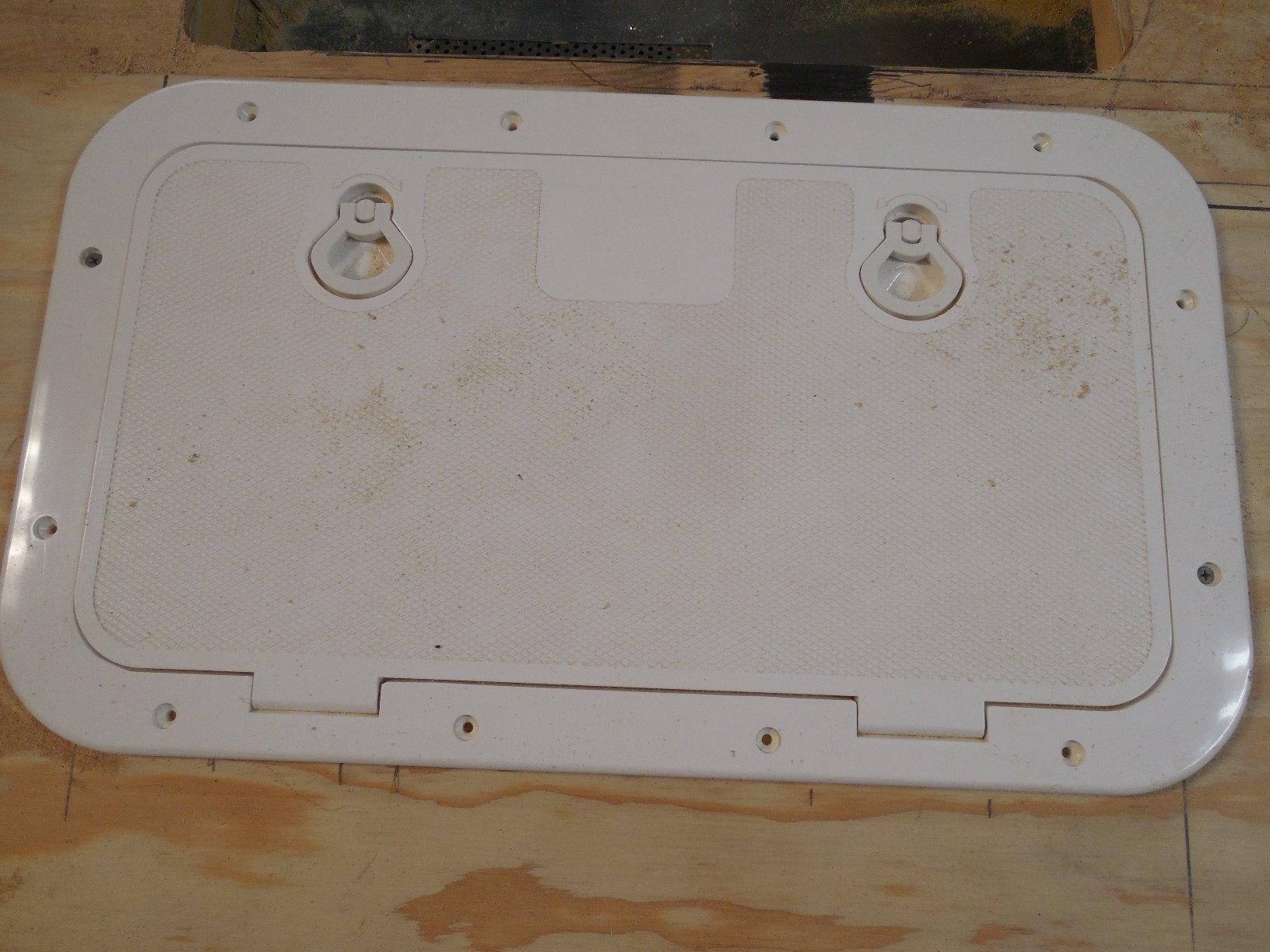Five Oceans Boat Hatch, Marine Access Hatch, Rectangle Boat Hatch Lid with Locking Slam Latch, Off-White for Boat & Yacht, Multiple Sizes customer photo 2