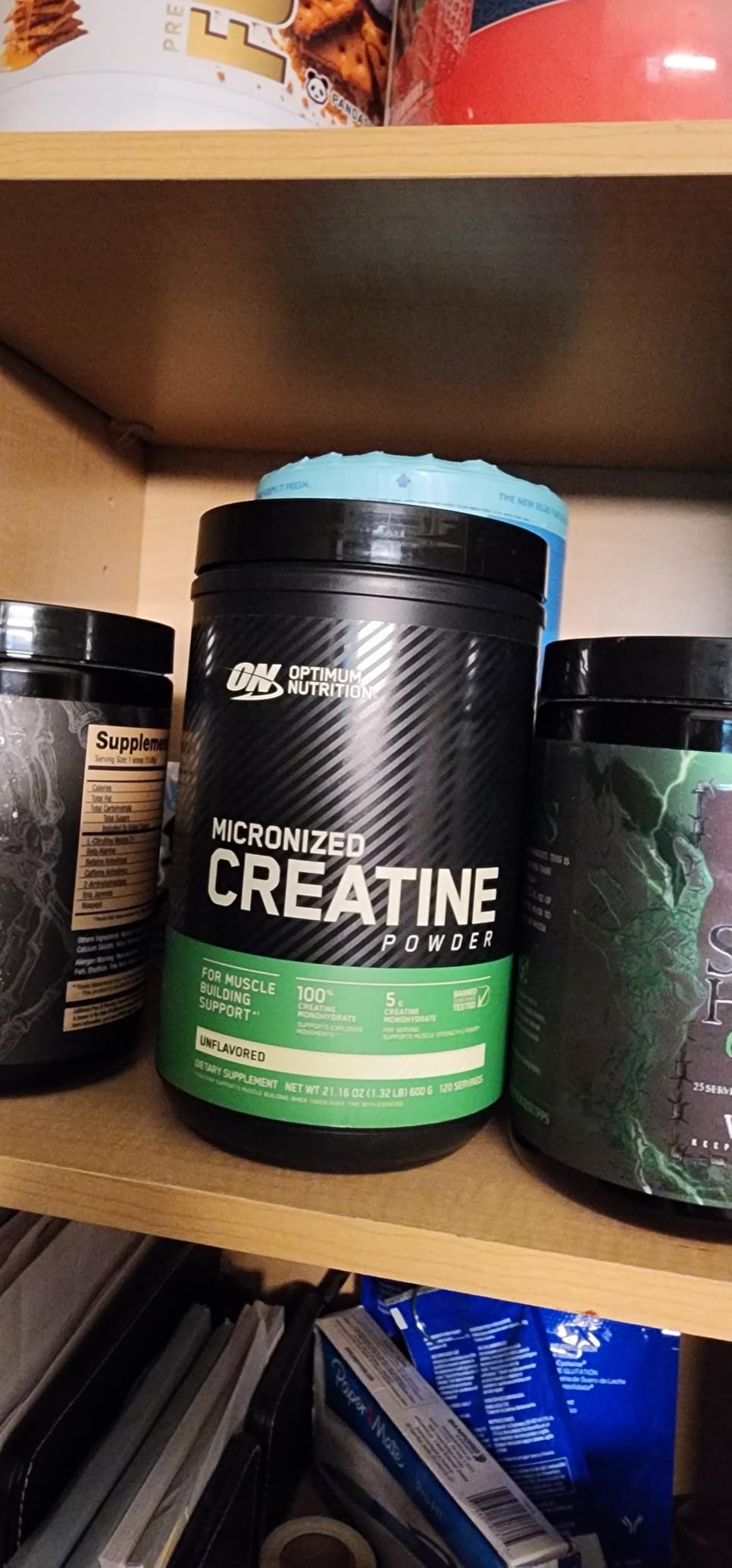 Optimum Nutrition Creatine, Micronized Creatine Monohydrate Capsules, Supports Strength & Recovery, Banned Substance Tested, 2.5g per Serving, 50 Servings, 100 Count customer photo 2
