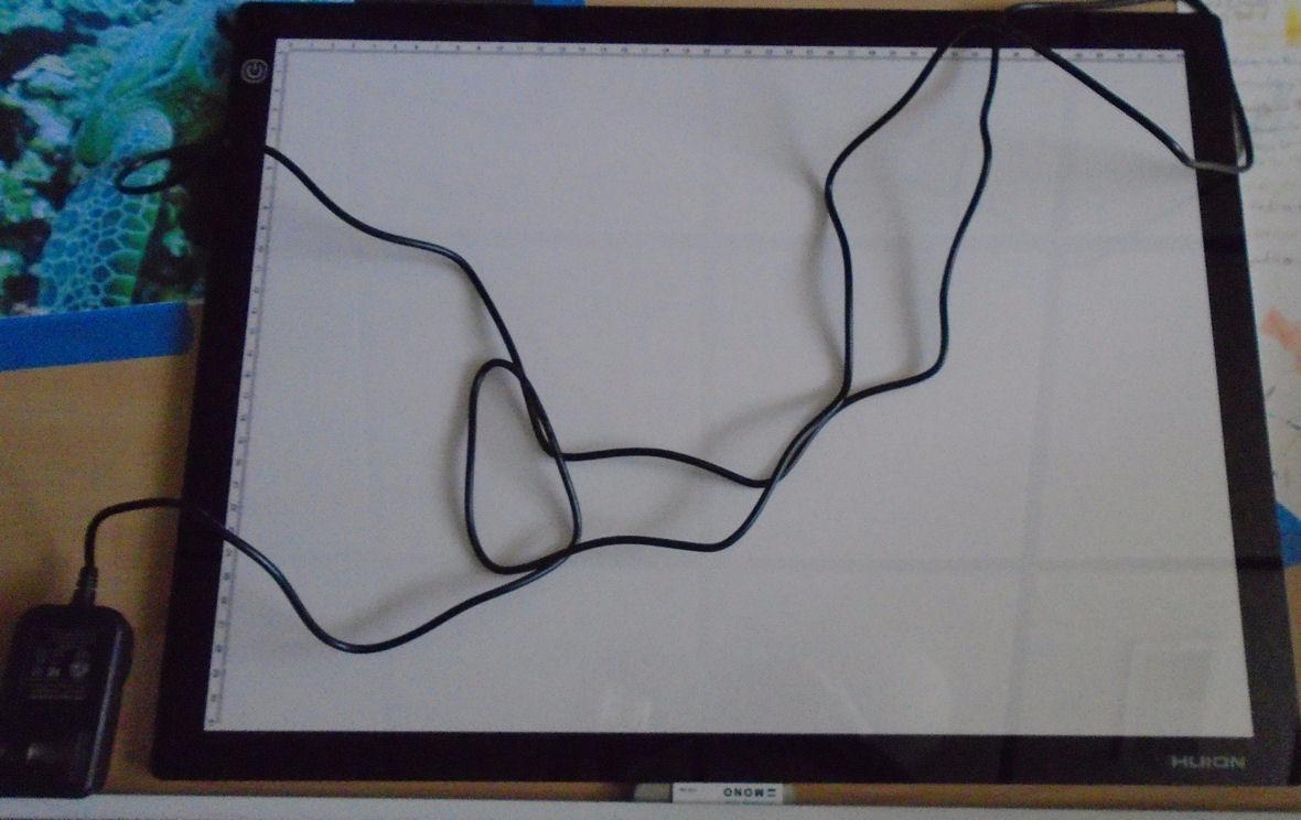 Huion A3 Light Box for Tattoo Tracing - AC Powered customer photo 1