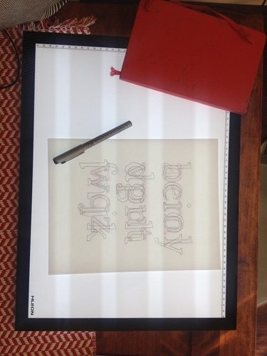 Huion A3 Light Box for Tattoo Tracing - AC Powered customer photo 2