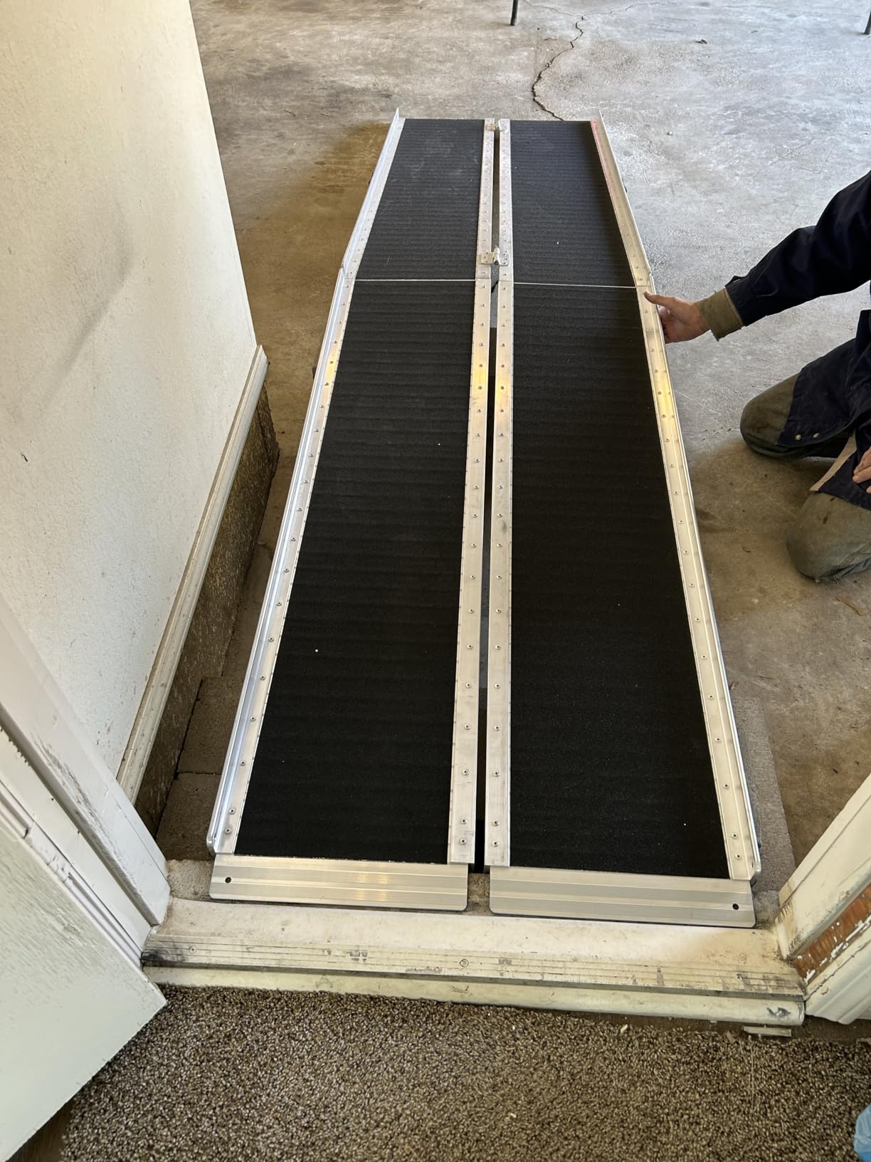 6' Portable Wheelchair Ramp, 600 lb Cap, Titan Ramps customer photo 2