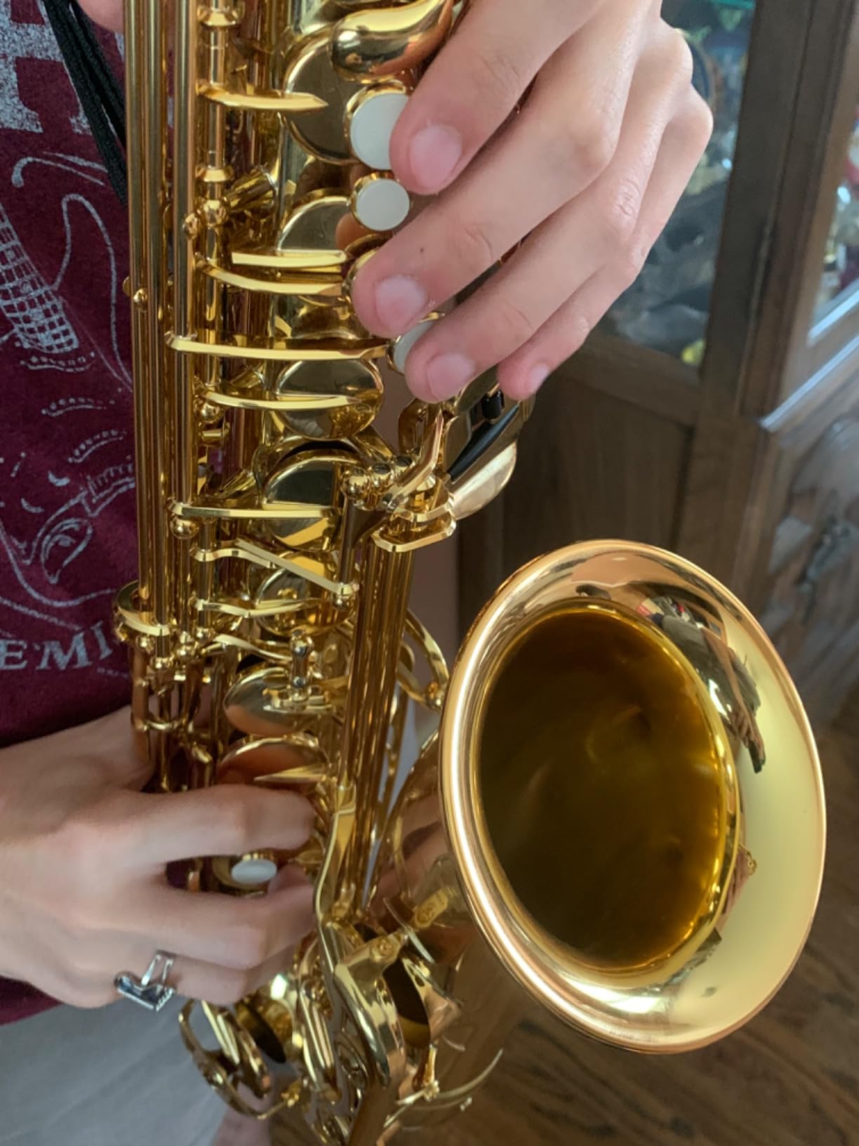 Yamaha YTS-62 III Professional Tenor Saxophone - Gold Lacquer with 2-piece Bell customer photo 2