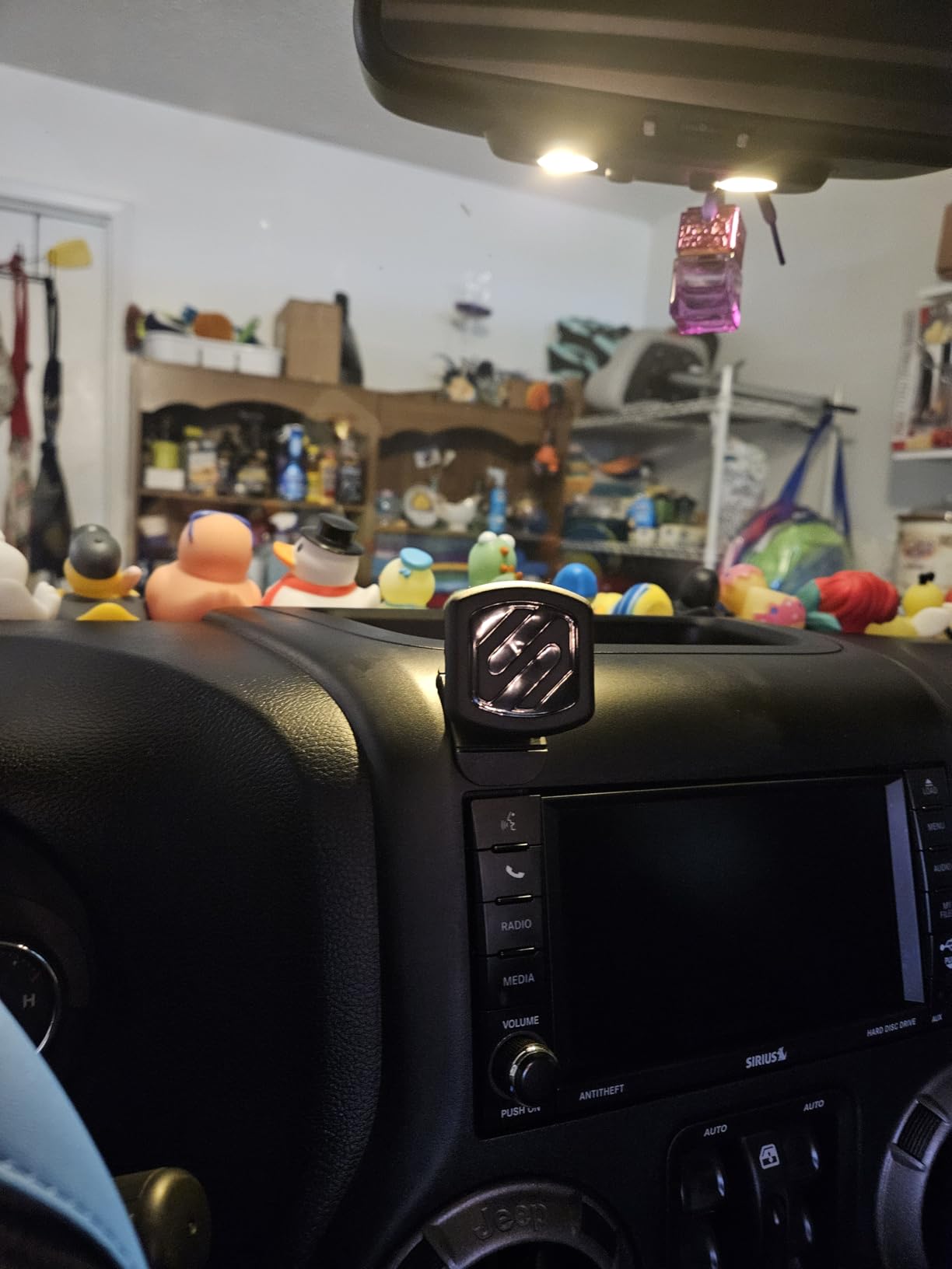 Scosche MAGDMB MagicMount Magnetic Phone Mount for Car, Dashboard Cell Phone Holder with 360 Degree Adjustable Magnet Head, Universal Phone Stand customer photo 1
