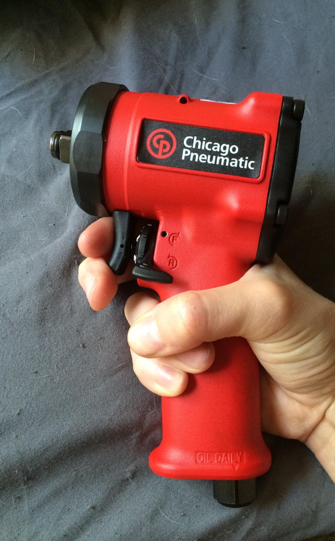Chicago Pneumatic CP7732 1/2 Inch Air Impact Wrench, Steel Front Cover, Aluminum Body, Jumbo Hammer, One-Hand Operation, Max Torque Output 450 ft-lbs / 610 Nm, 9000 RPM customer photo 2