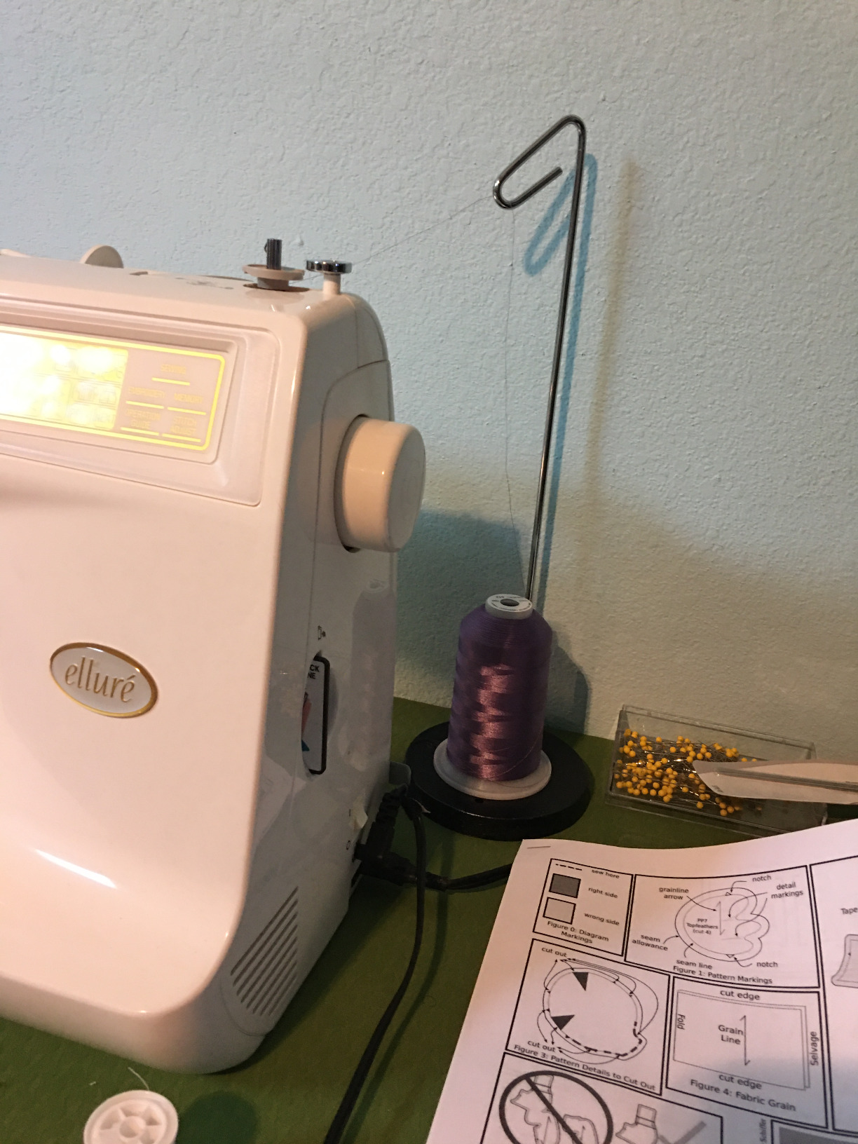 Dritz 896 Cone Thread Holder, Heavy Duty, Single, Silver customer photo 2