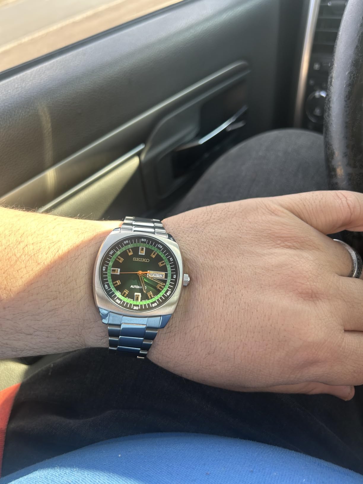 Seiko Automatic Watch for Men - Recraft Series - Stainless Steel Case and Bracelet, Day/Date Calendar customer photo 2