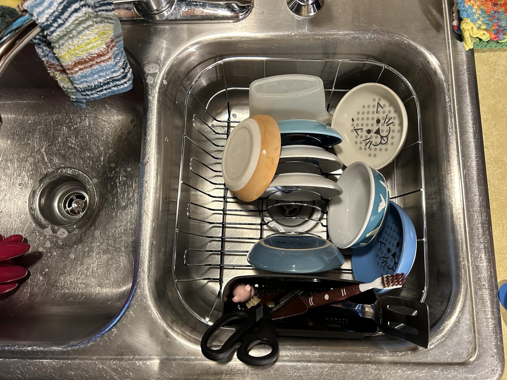 Neat-O Deluxe Chrome-Plated Steel Small Dish Drainers (Black) customer photo 2