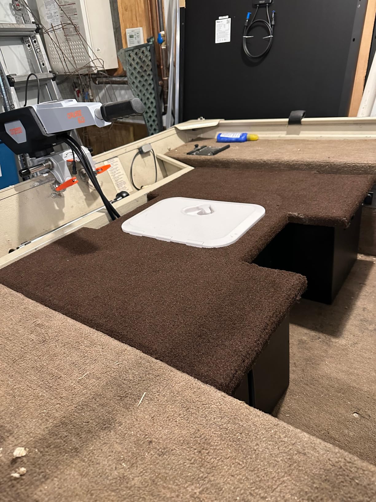 Amarine Made Marine Access Hatch Boat Hatch Lid Deck Access Hatch & Lid 10-5/8