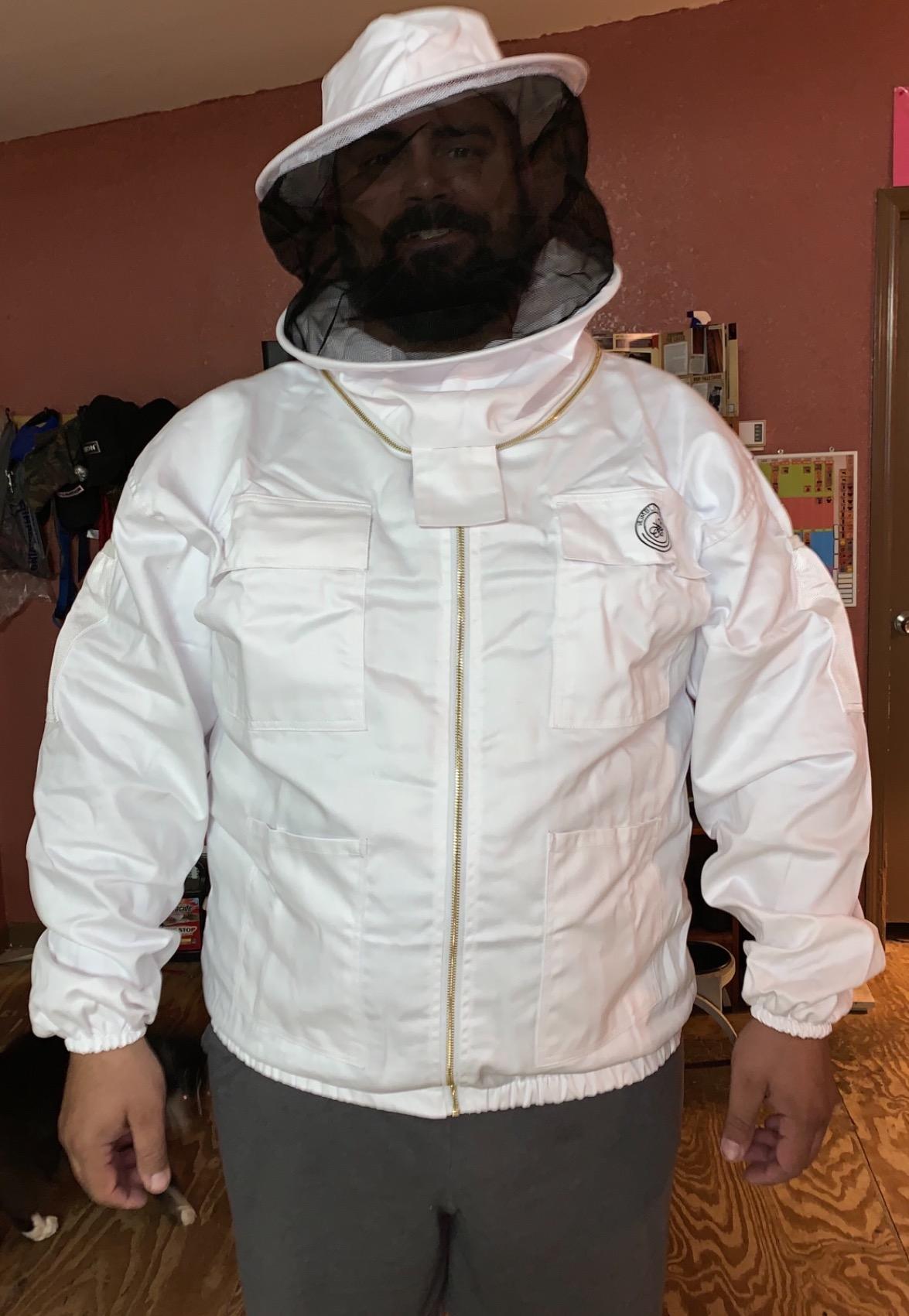 Humble Bee 410 Polycotton Beekeeping Suit with Round Veil customer photo 1