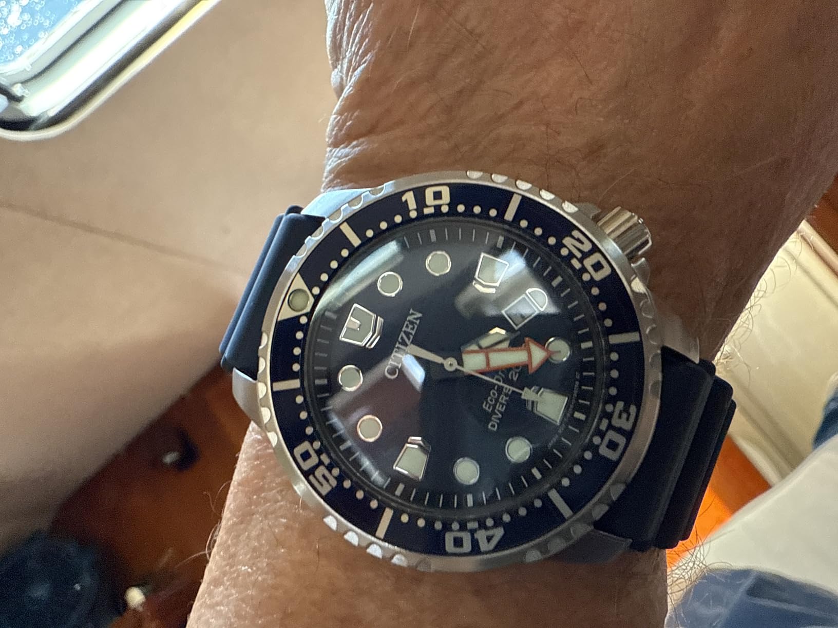Citizen Promaster Dive Eco-Drive Watch, 3-Hand Date, ISO Certified customer photo 1
