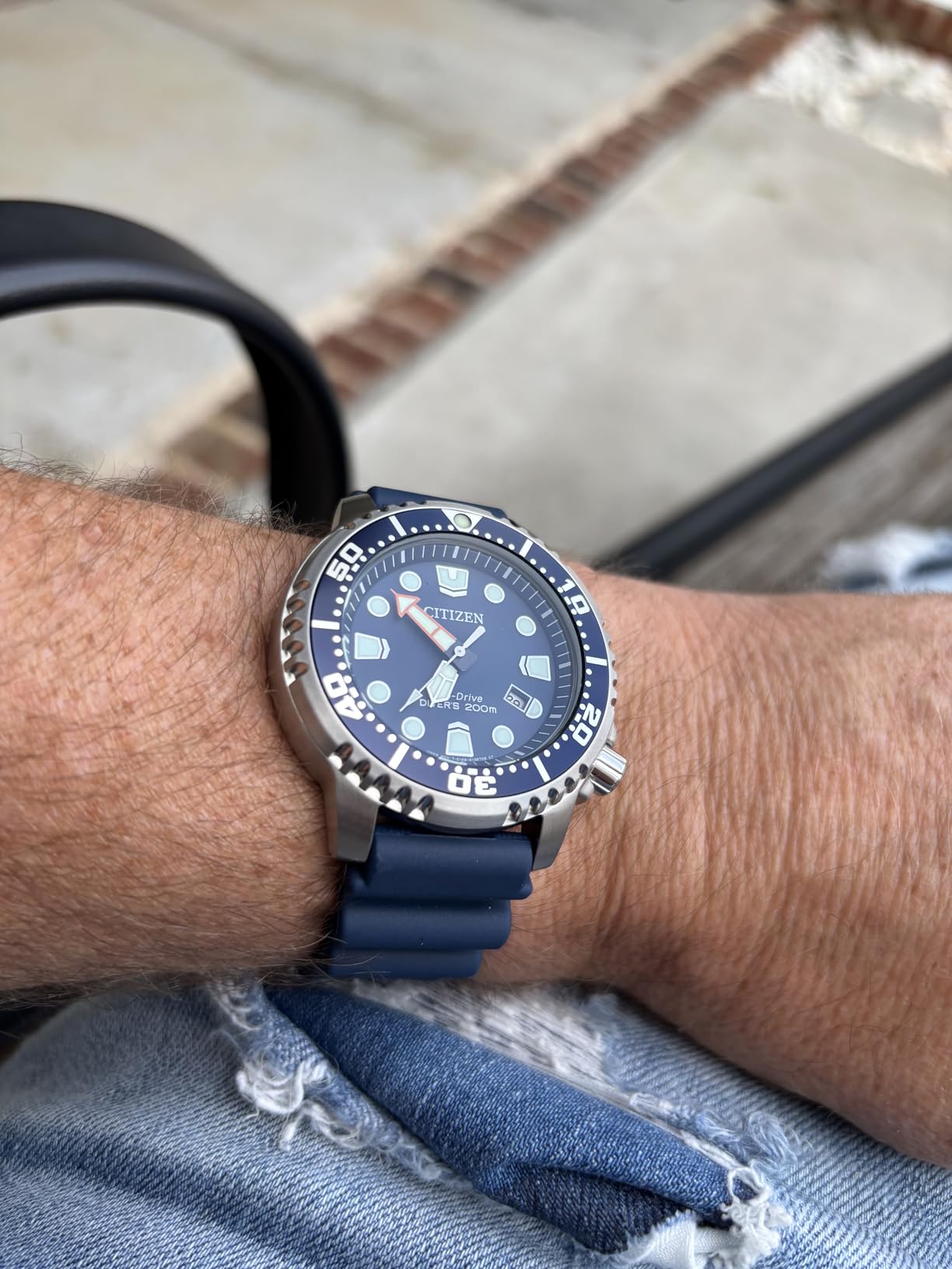 Citizen Promaster Dive Eco-Drive Watch, 3-Hand Date, ISO Certified customer photo 2