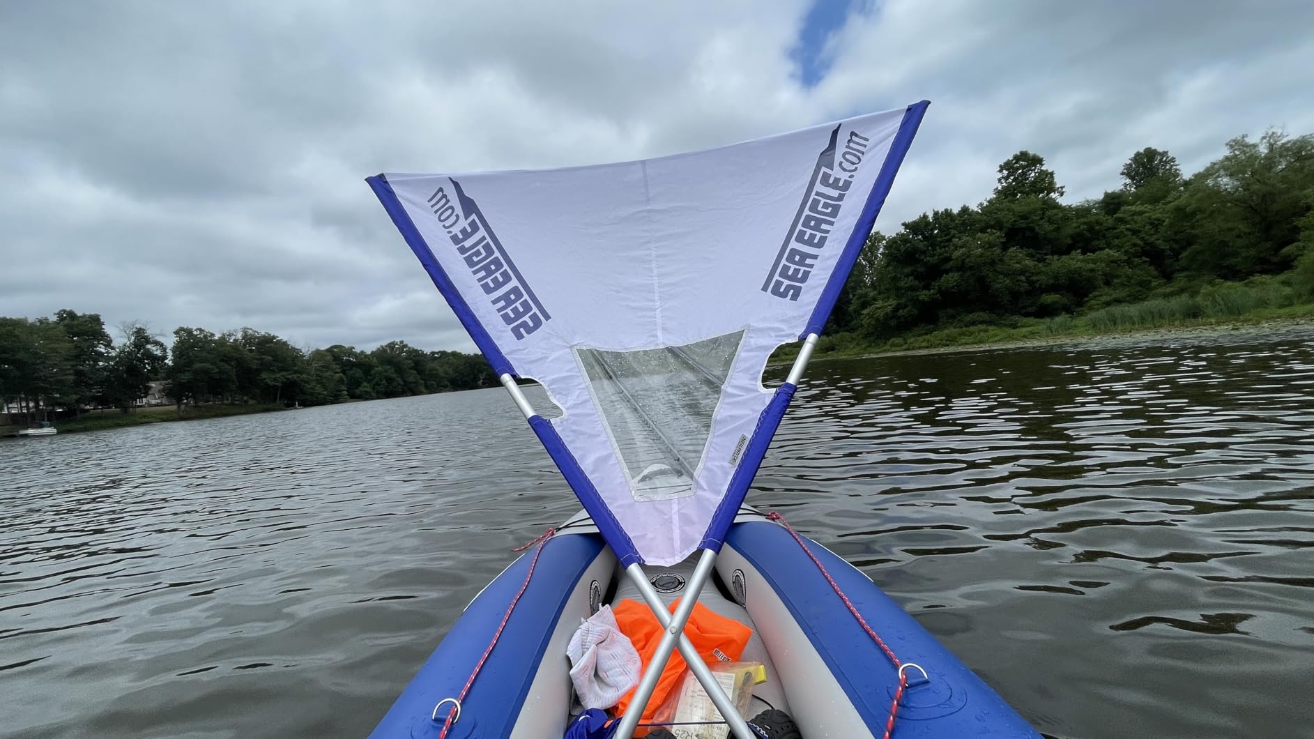 Sea Eagle 380X 12'6 Explorer Inflatable Kayak- Fishing, Touring, Camping, Exploring &White Watering-Self Bailing, Removable Skeg, Drop Stitch Floor customer photo 2