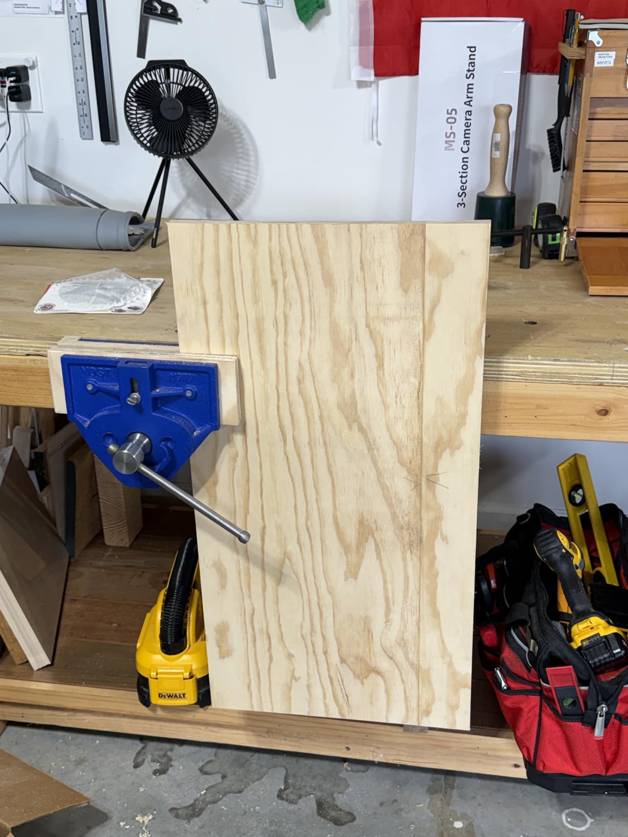 Yost Vises M9WW Rapid Action Woodworking Vise | Quick Release Lever | 9 Inch Jaw Width | Heavy-Duty Cast Iron customer photo 2