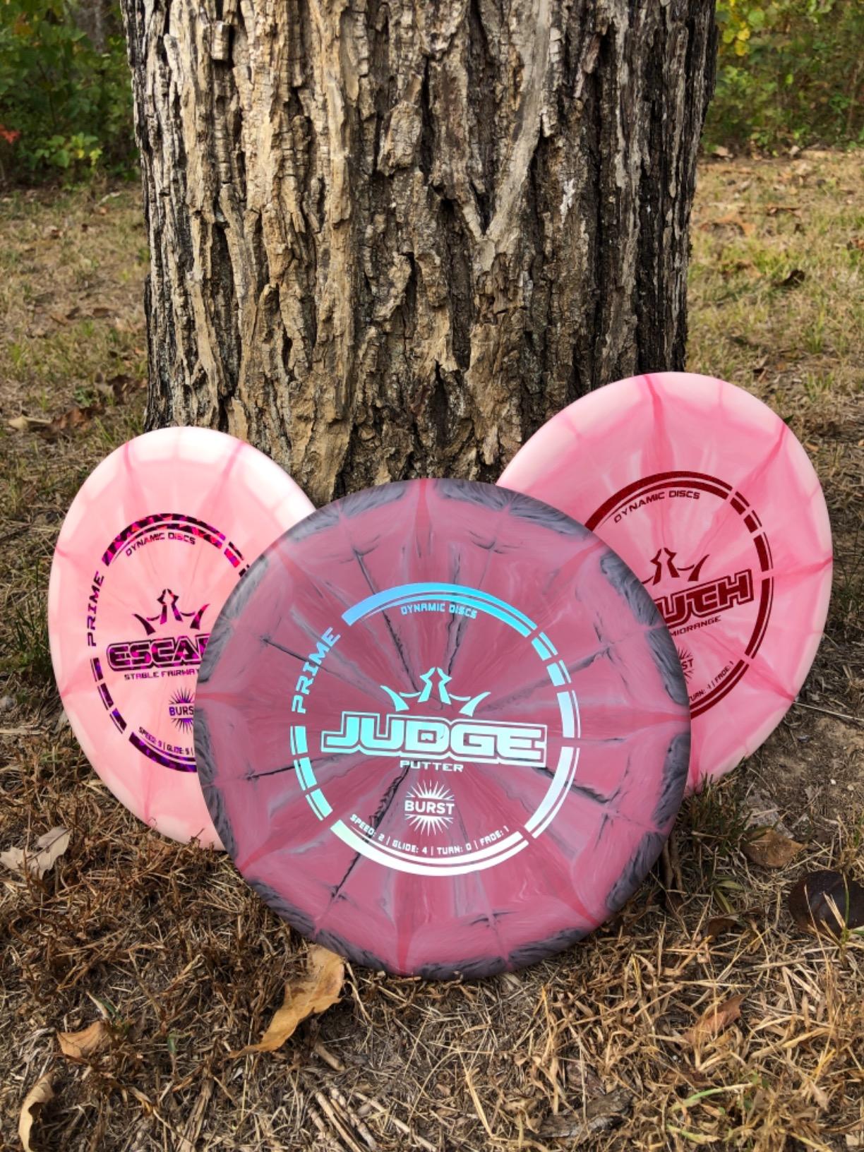 Dynamic Discs Prime Burst Disc Golf Starter Set (3 Pack) | Beginner Disc Golf Set for Men & Women | Judge, Emac Truth, Escape | Grippy Base Plastic (Colors May Vary) customer photo 1