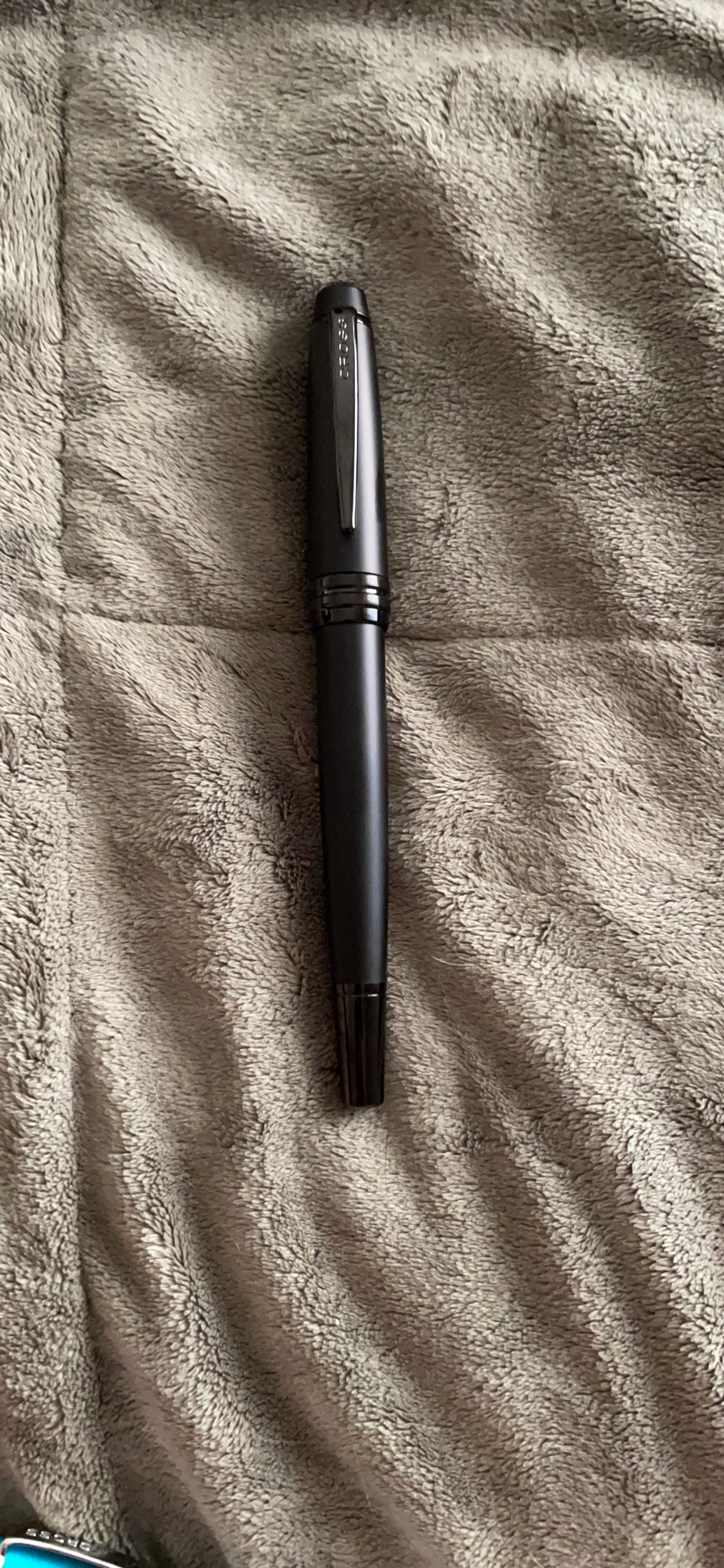 Cross Bailey Blue Lacquer Rollerball Pen - Refillable Pen for Smooth Writing - Well-Balanced, Distinctive Design - Easy Handling - Comfortable Grip - Gift-Ready Black Ink customer photo 1