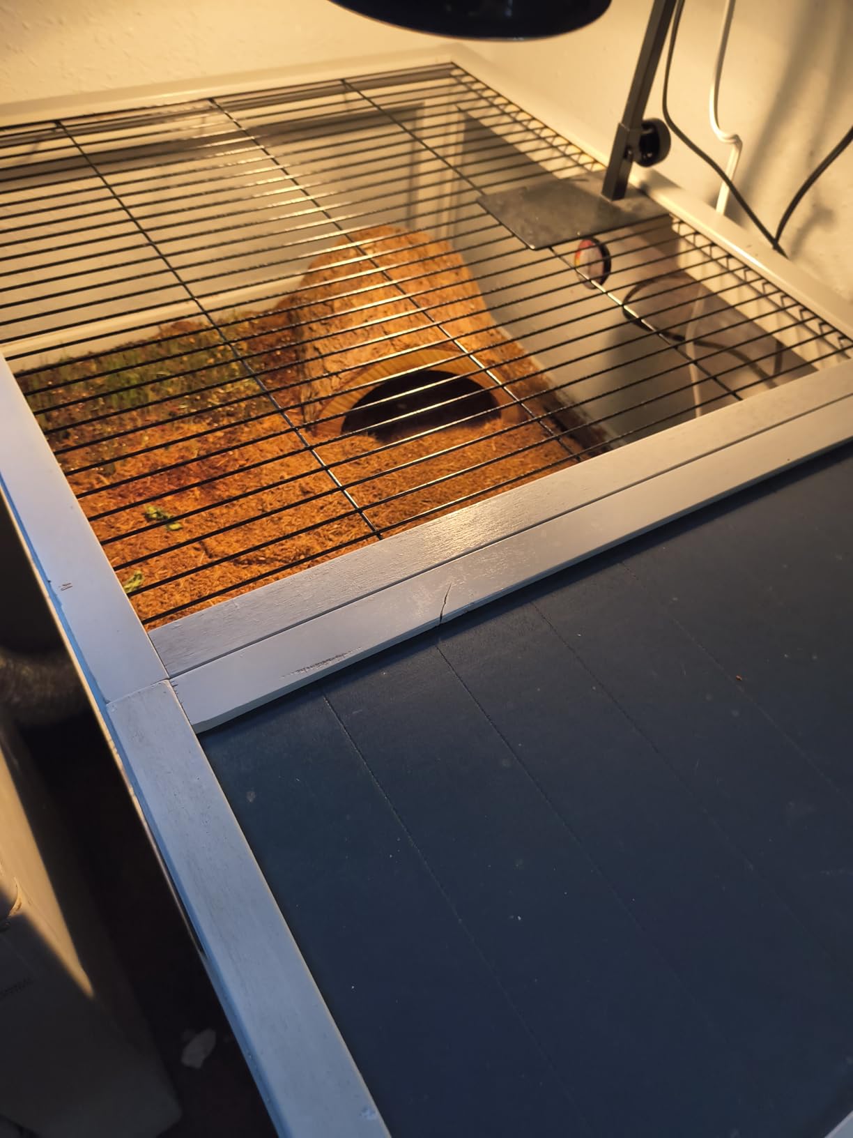 Tortoise Habitat Large Tortoise Enclosure Indoor w/Removable Bottom, Wooden Tortoises House Outdoor, Turtle Habitat Reptile Cage for Lizards, Bearded Dragon, Small Animals customer photo 1