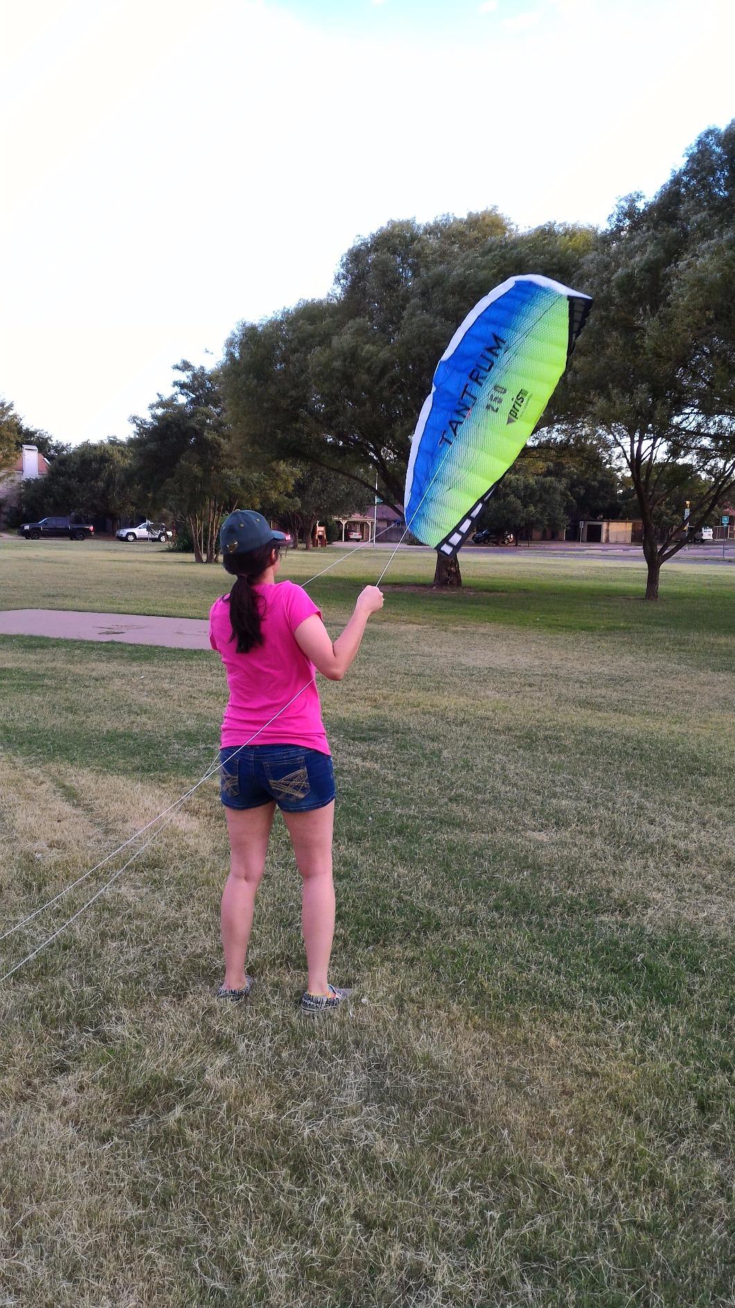 Prism Tantrum 250 Dual-line Parafoil Kite with Control Bar customer photo 1