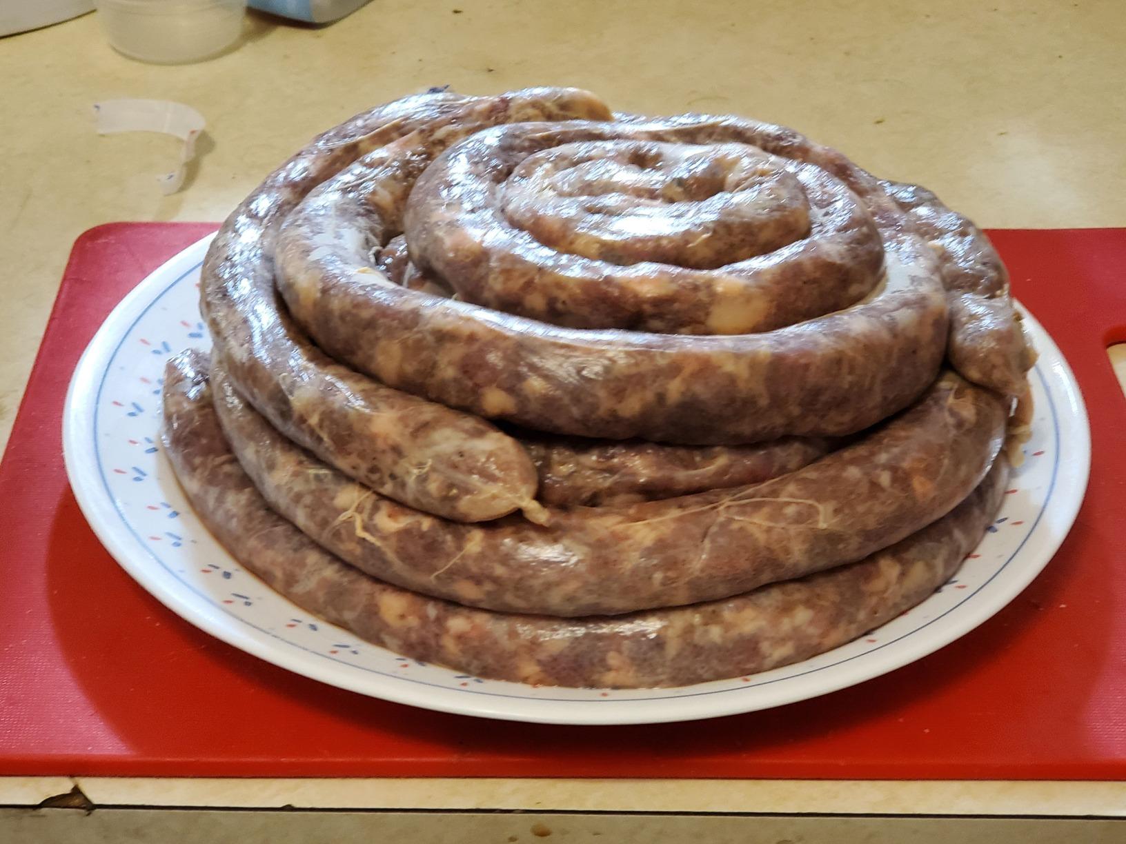 Hakka 15L/32LB Sausage Stuffer, Vertical Sausage Maker and Sausage Filler with 4 Sttuffing Tubes (15L) customer photo 1