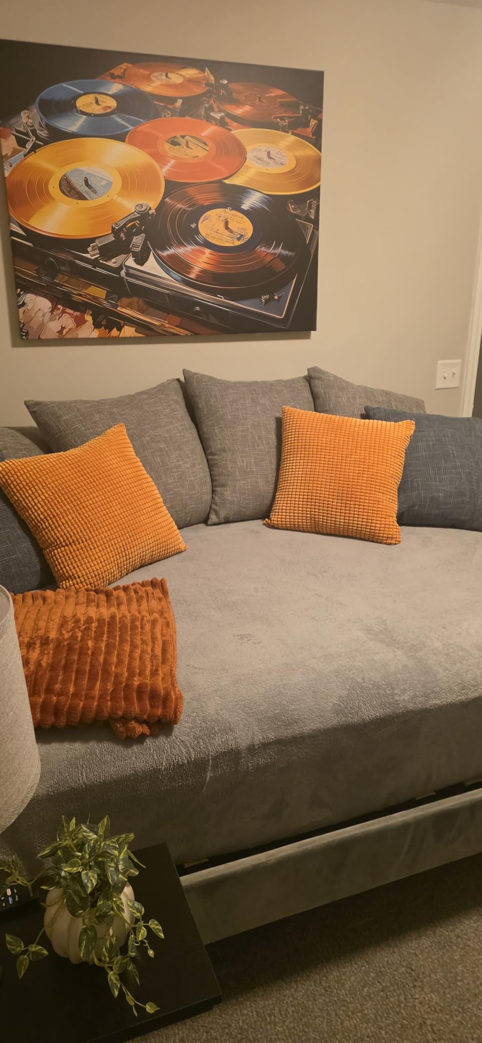 Bedsure GentleSoft Fleece Throw Blanket for Couch Grey - Lightweight Plush Fuzzy Cozy Soft Blankets and Throws for Sofa, Couch, Travel, Camping, 50x60 inches customer photo 2