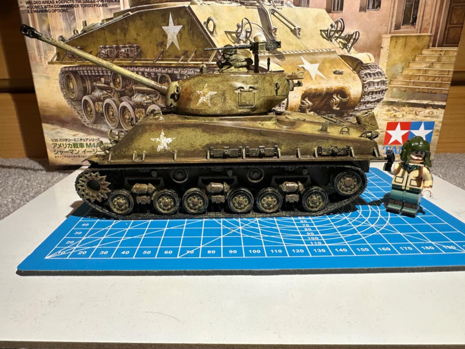 Tamiya 35346 1/35 US Medium Tank M4A3E8 Sherman Plastic Model Kit customer photo 1
