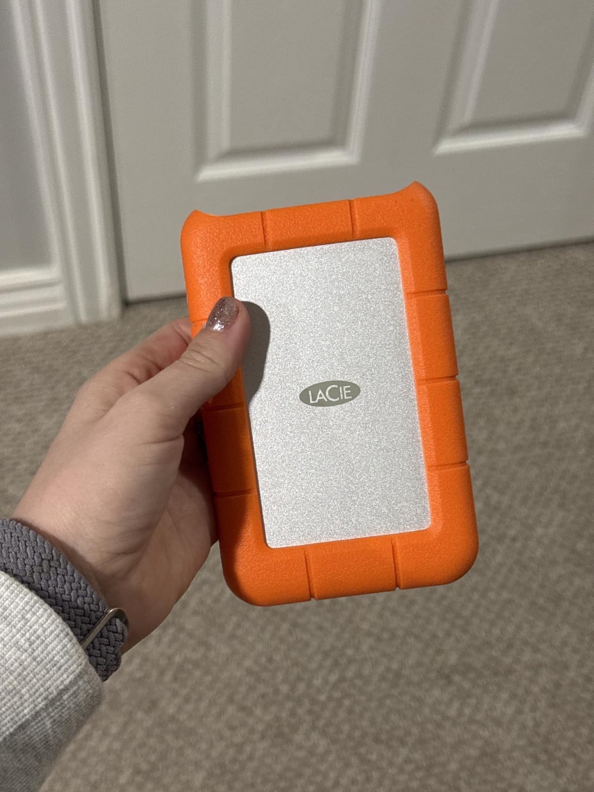 LaCie Rugged Mini Portable External Hard Drive, 4TB, 2.5-Inch, for PC, Mac, iPad, and iPhone, with Data Rescue Service customer photo 2