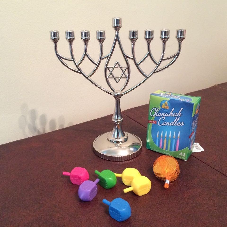 Last Minute Complete Hanukkah Menorah Kit - 9
