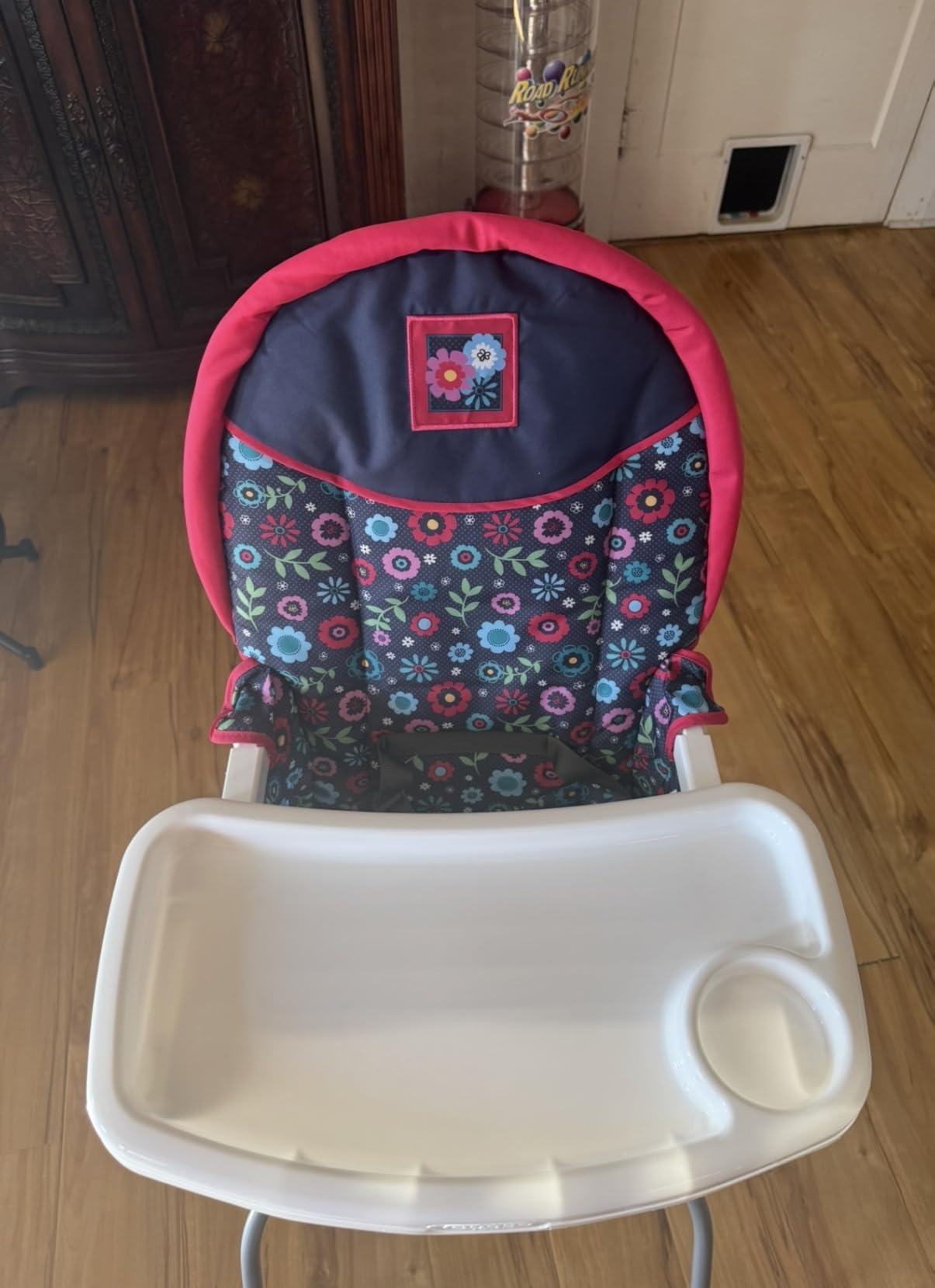 Cosco Kids Highchair for Baby, Simple Foldable High Chair, Convenient, Lightweight, and Compact Design, Flower Garden customer photo 1