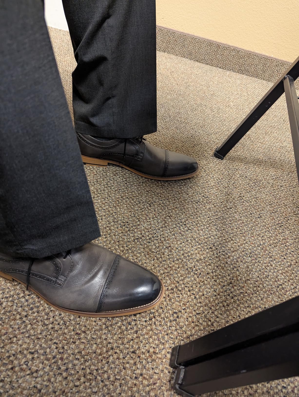 STACY ADAMS Men's Dickinson Cap-Toe Lace-up Oxford customer photo 2