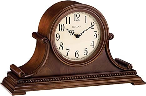 Bulova B1514 Asheville Mantel Clock, Brown Cherry customer photo 2