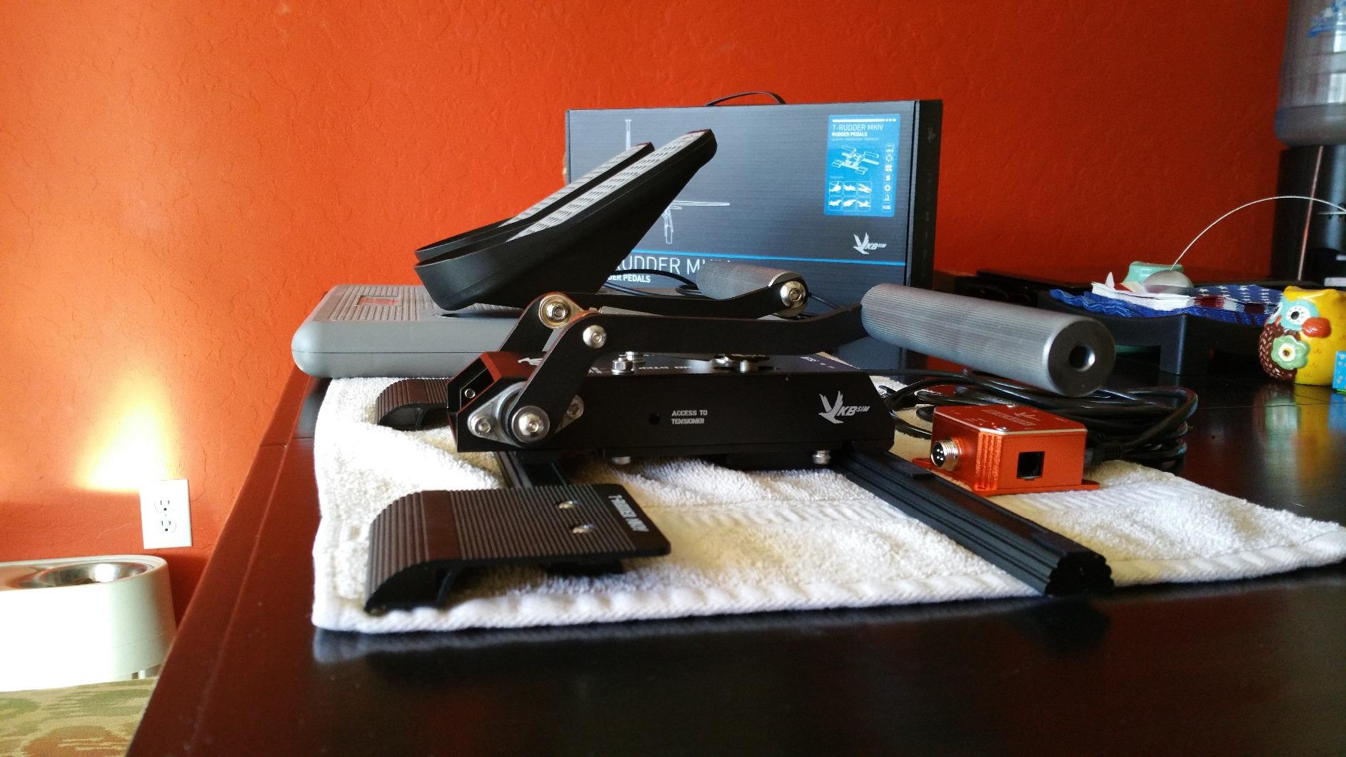 T-Rudder Mk.IV Flight Simulator Pedals - PC Mac Linux customer photo 1