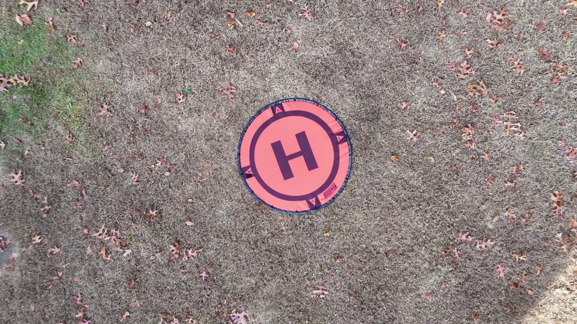 Hoodman 3 Foot Weighted UAV Drone Landing Pad - fits Matrice 4E, Mini 4 Pro, mini 3 pro, mavic, spark - Durable, No Stakes Required, collapses to 1/3 of deployed size customer photo 2