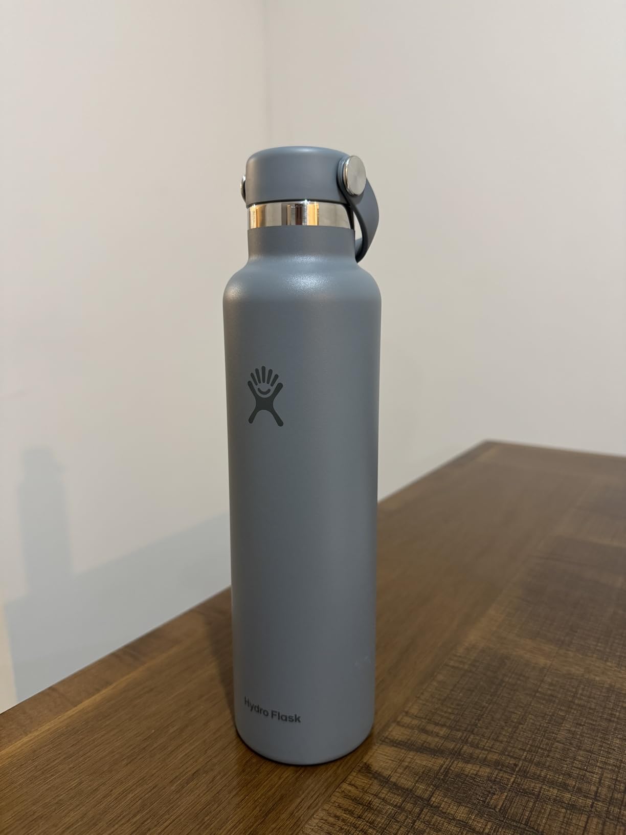 Hydro Flask 24 Oz Standard Mouth Water Bottle with Flex Cap (White) customer photo 2