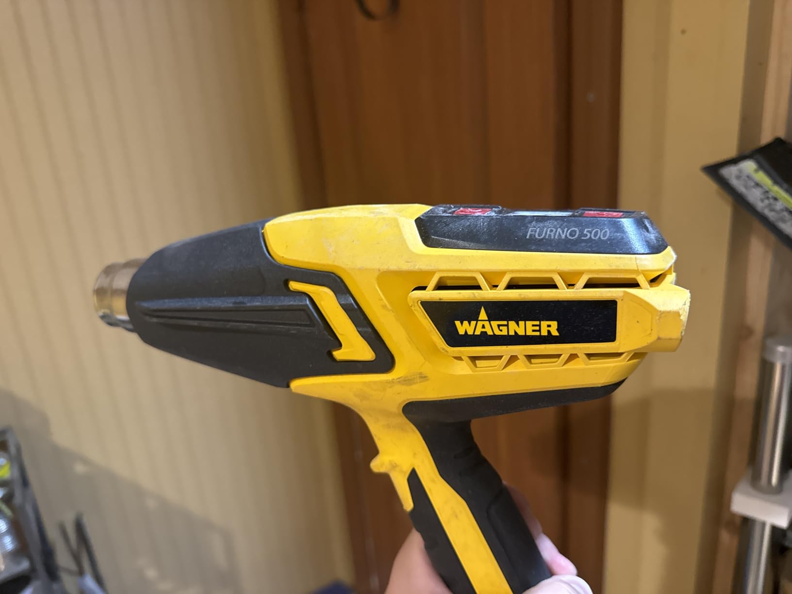 Wagner Spraytech 0503063 FURNO 500 Variable Temp Heat Gun, 2 Nozzles & 12 Temperature Settings Ranging 150F-1200F customer photo 1