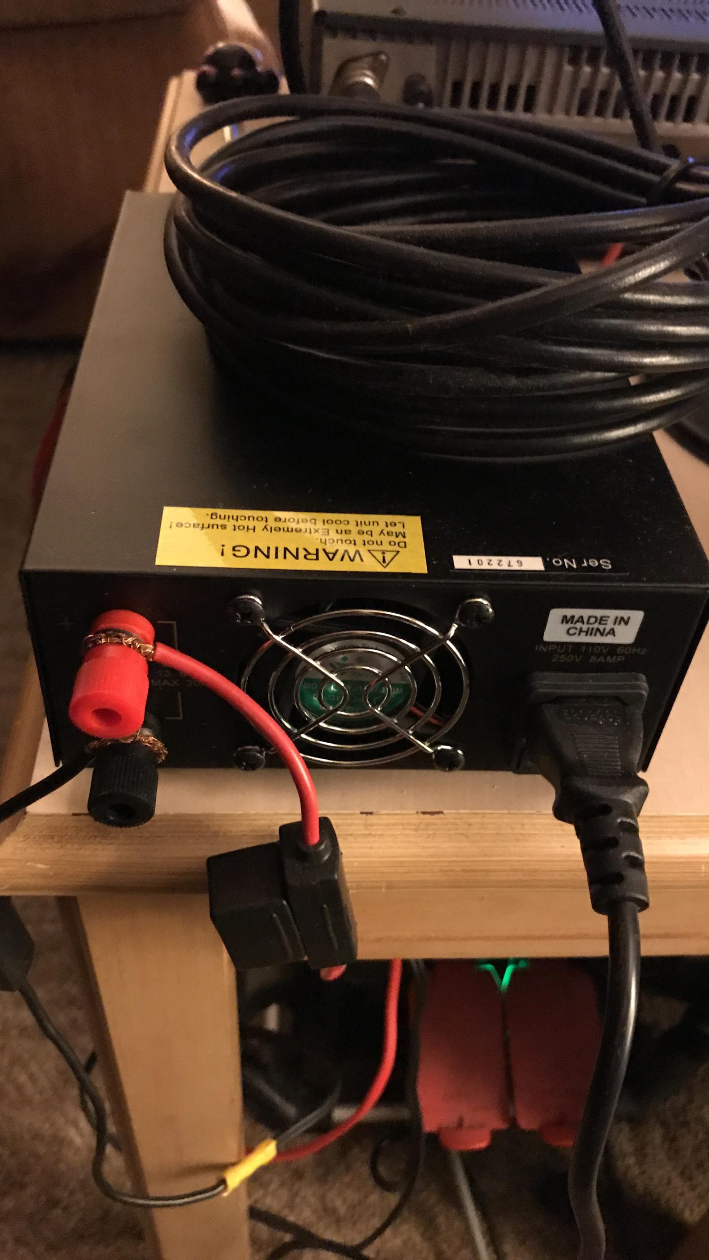 Tekpower Analog Display TP30SWI 30 Amp DC 13.8V Switching Power Supply with Noise Offset customer photo 1