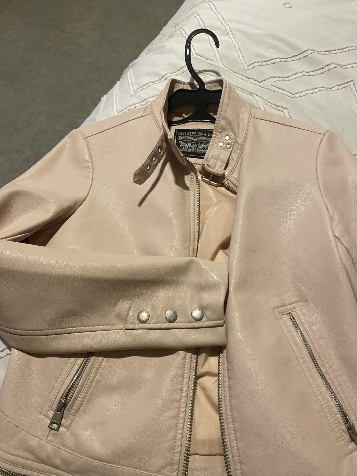 Levi's Women's Faux Leather Motocross Racer Jacket (Standard and Plus) customer photo 1
