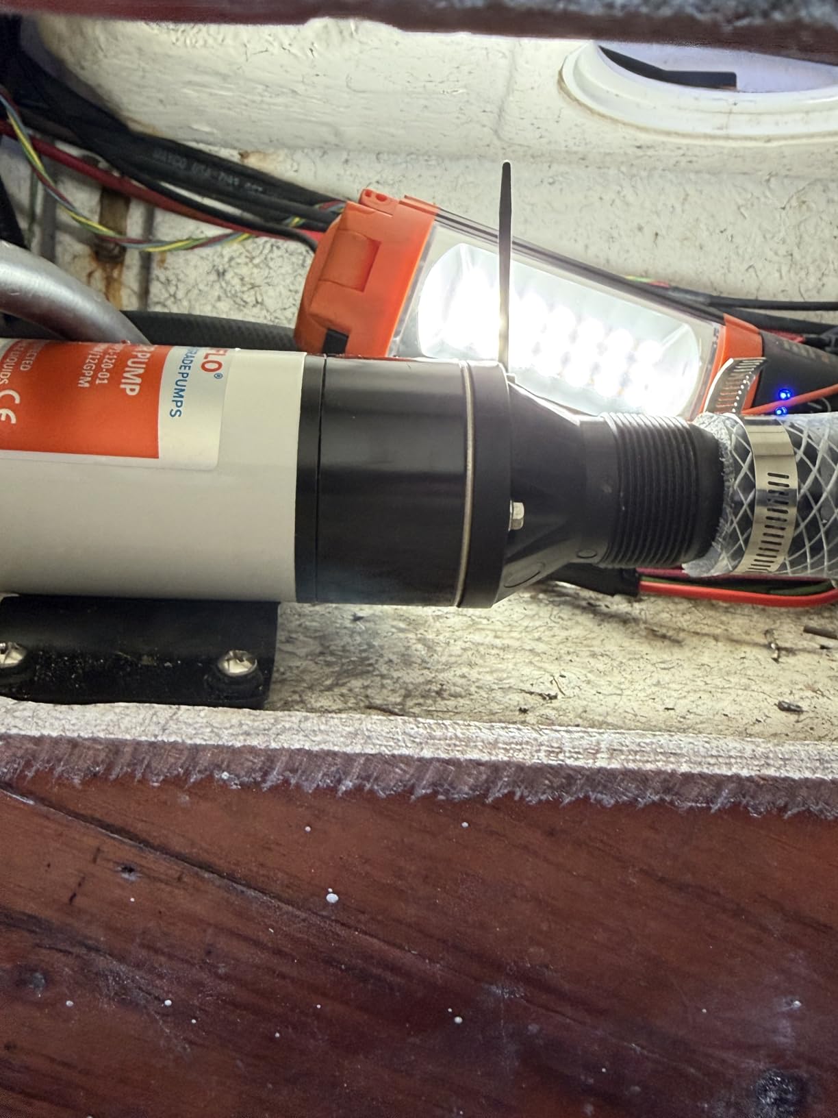 SEAFLO 01 Series Macerator Pump - 12V, 12 GPM (45 LPM) Open Flow, Self-Priming, Anti-Clog, Run-Dry, Heavy-Duty for RV, Boats, Yachts, Camper, & Marine, CE & Rohs Certified, 4-Year Warranty customer photo 1