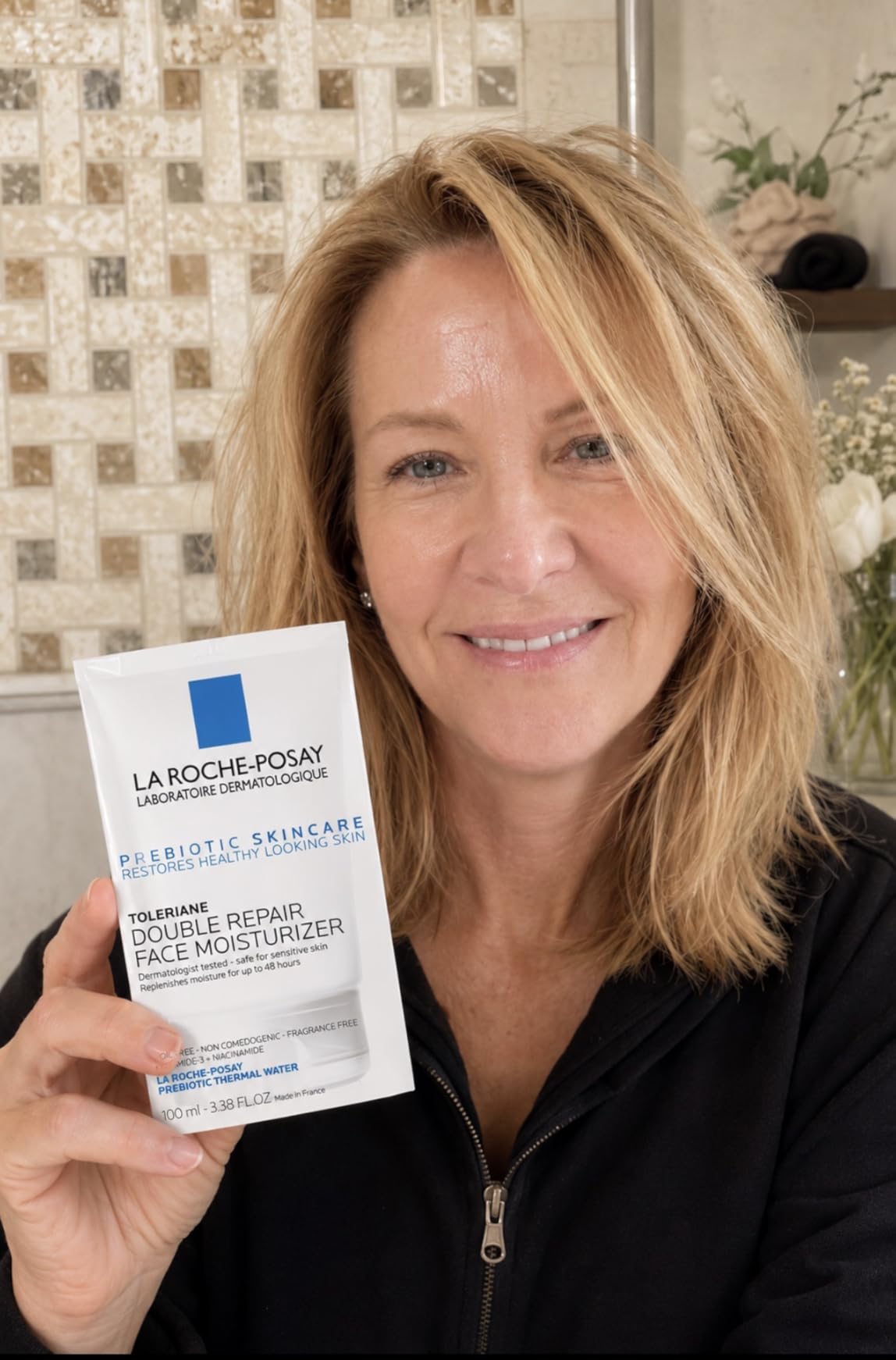 La Roche-Posay Toleriane Double Repair Face Moisturizer, Daily Moisturizer Face Cream with Ceramide and Niacinamide for All Skin Types, Oil Free, Fragrance Free customer photo 2