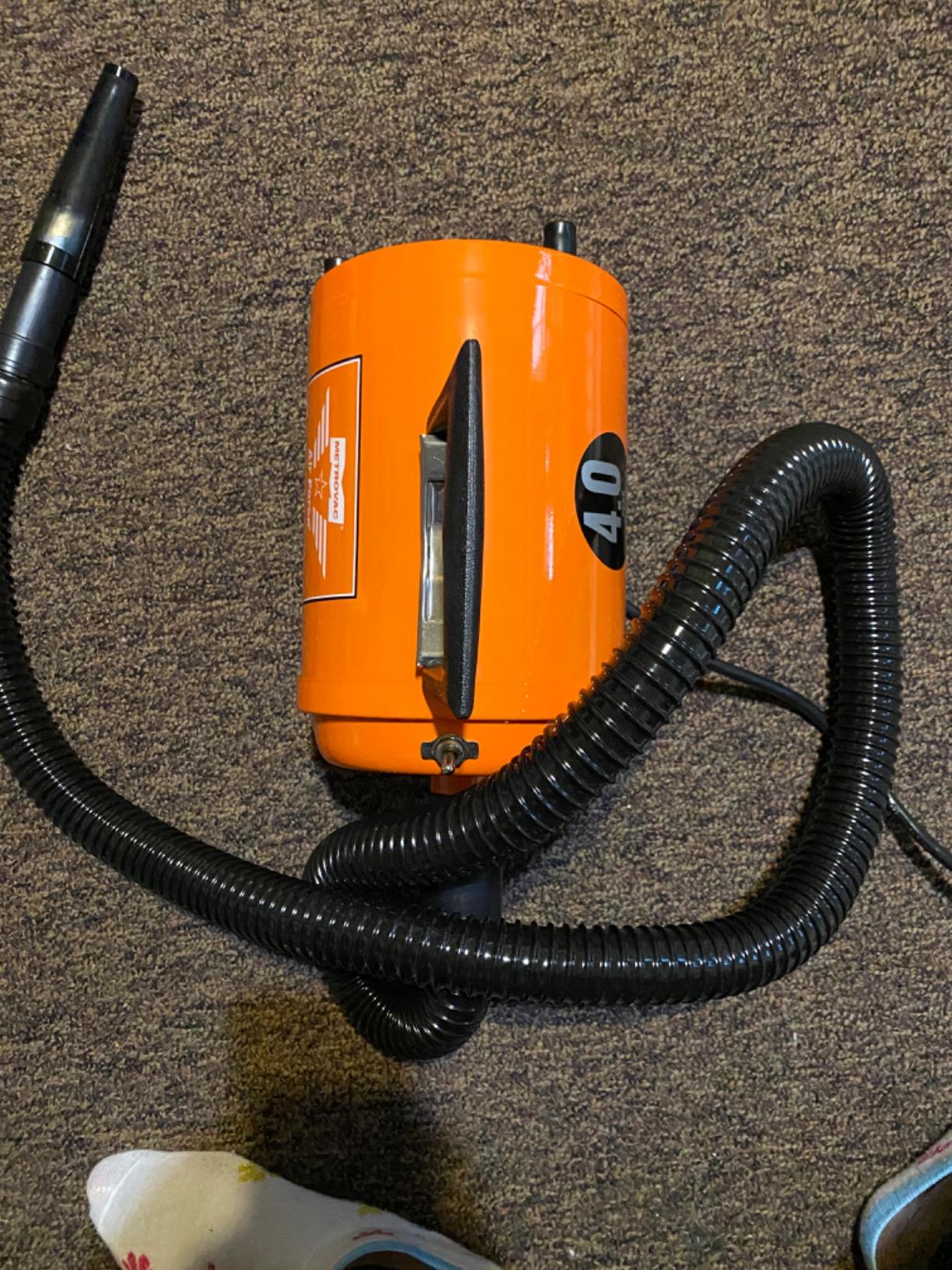 METROVAC AFTD-3 Air Force Commander 2-Speed Pet Grooming Dryer Purple | High Velocity Dog Hair Blower 4.0 HP USA customer photo 2
